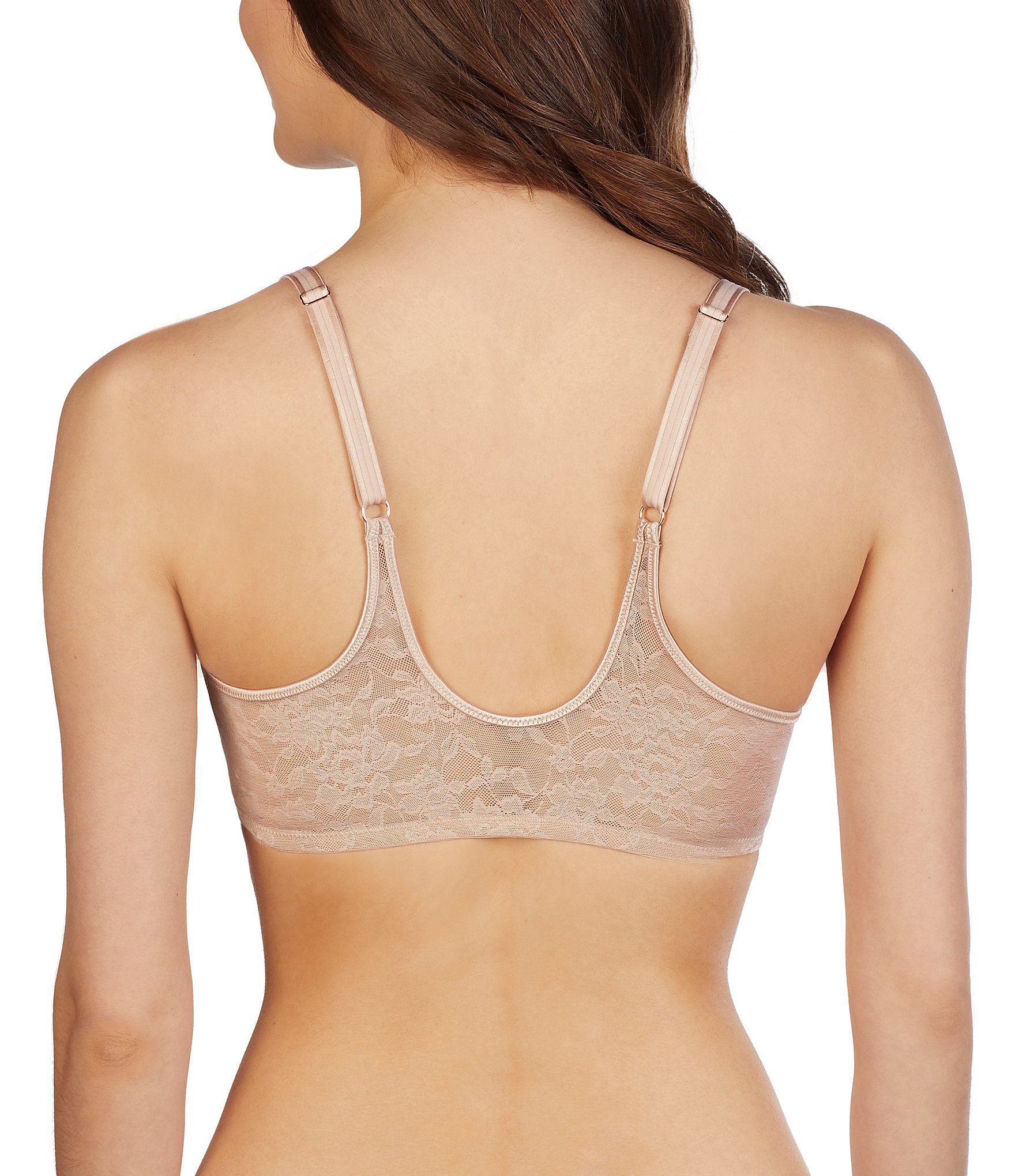 Le Mystere Lace Perfection Full-Busted Contour Underwire Convertible Toed-In Back Bra