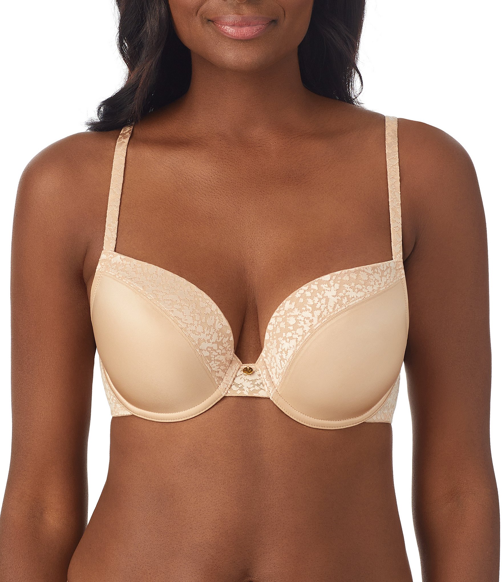 Le Mystere Safari Plunge Full-Busted Contour Underwire Square Back T-Shirt Bra