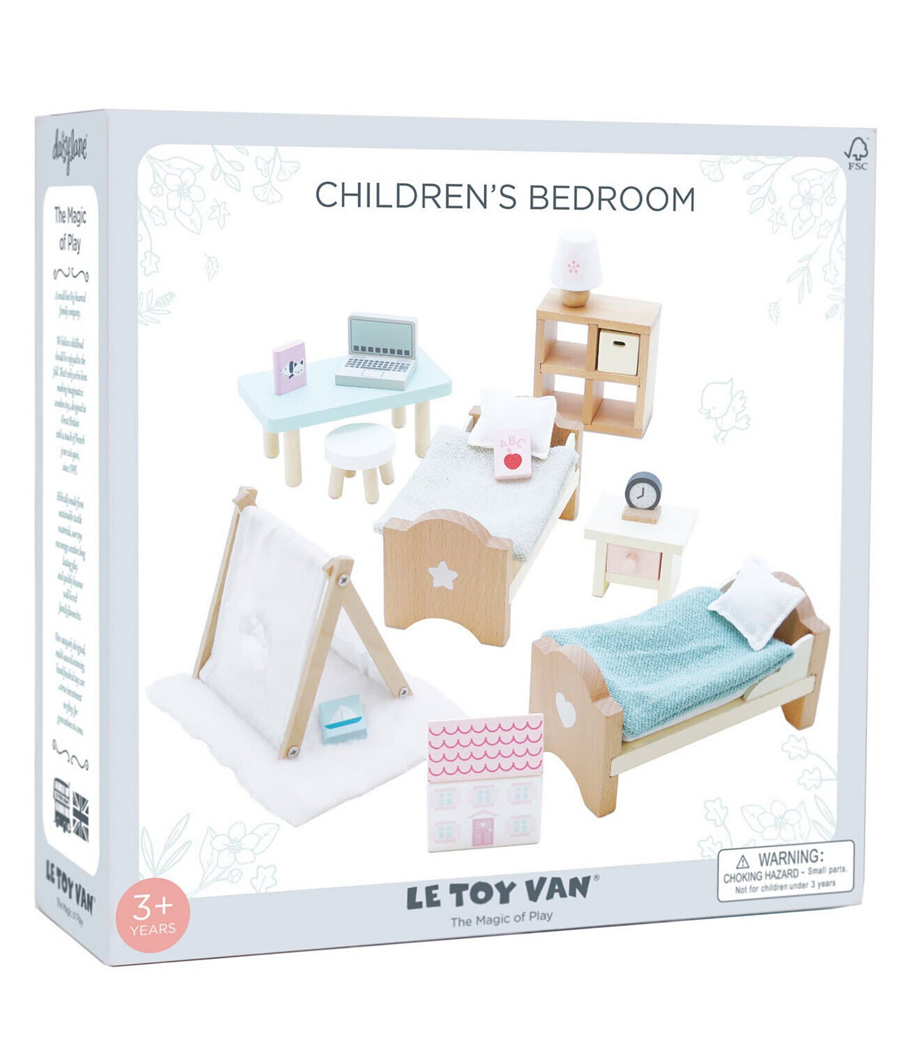 Le Toy Van Daisylane Dollhouse Child Bedroom Set