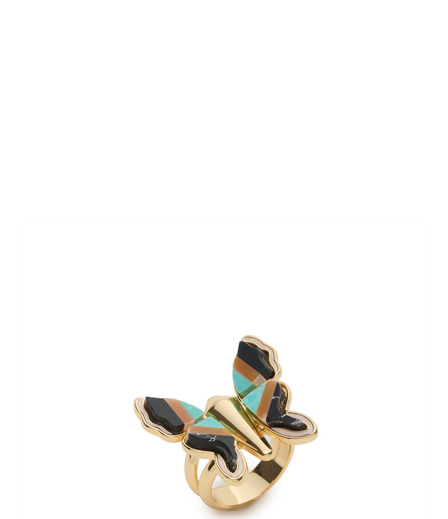 Lele Sadoughi Wild Butterfly Statement Ring