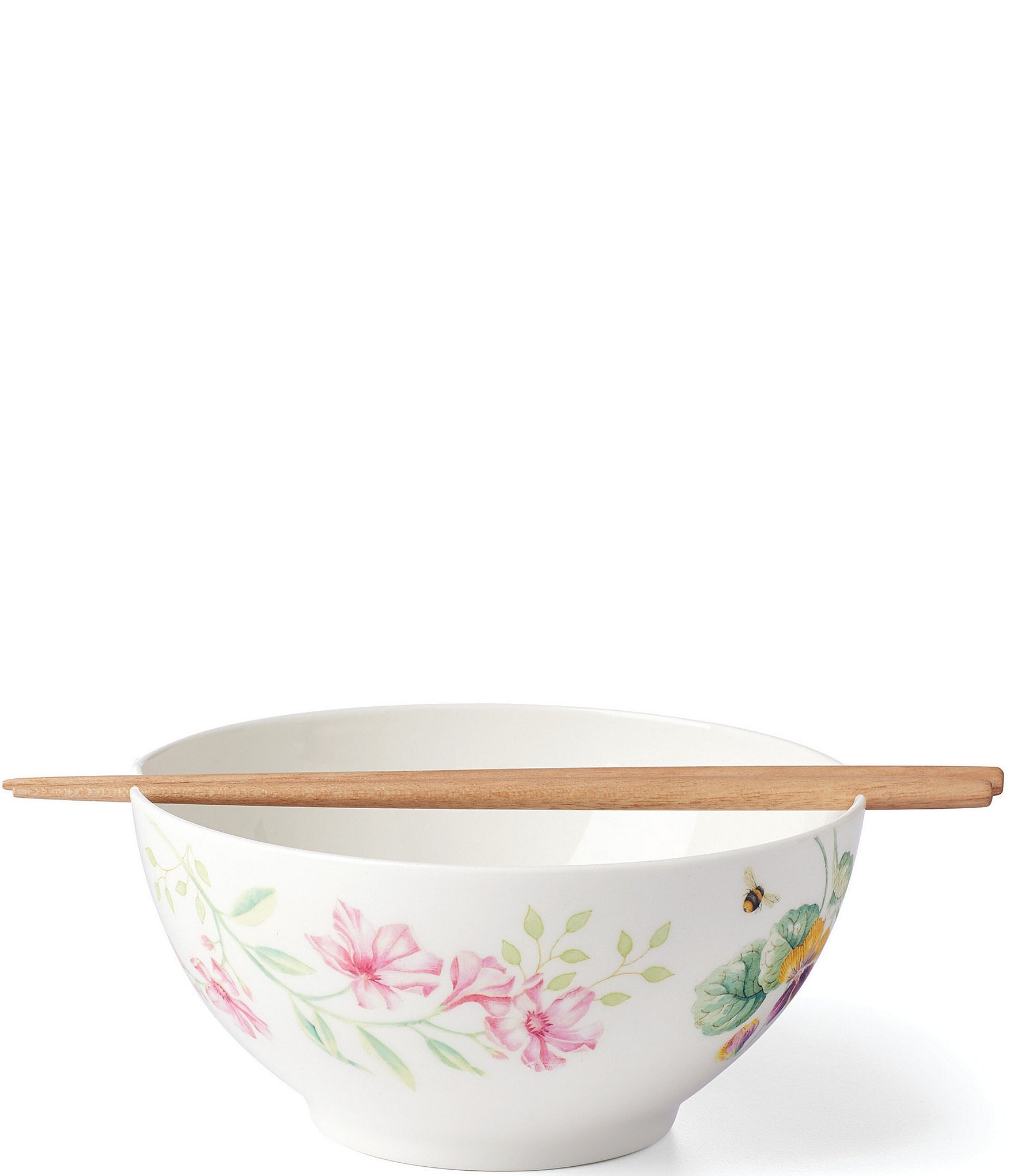 Lenox Butterfly Meadow Bowl & Chopsticks