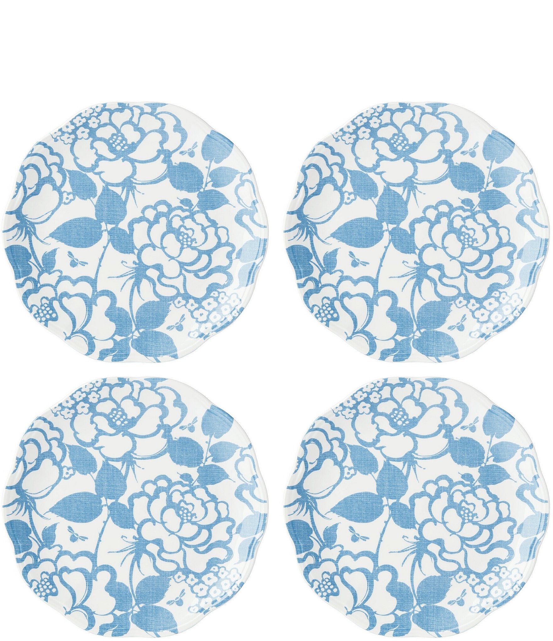 Lenox Butterfly Meadow Cottage Accent Plates, Set of 4