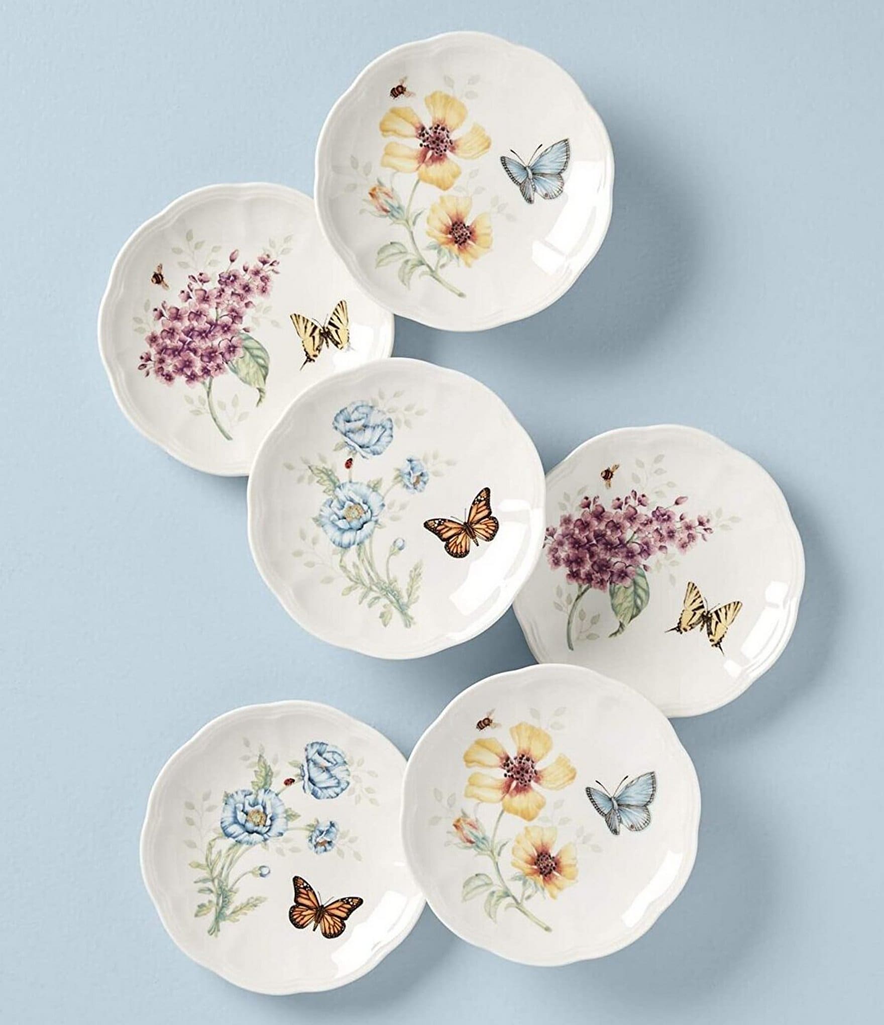 Butterfly plates hotsell