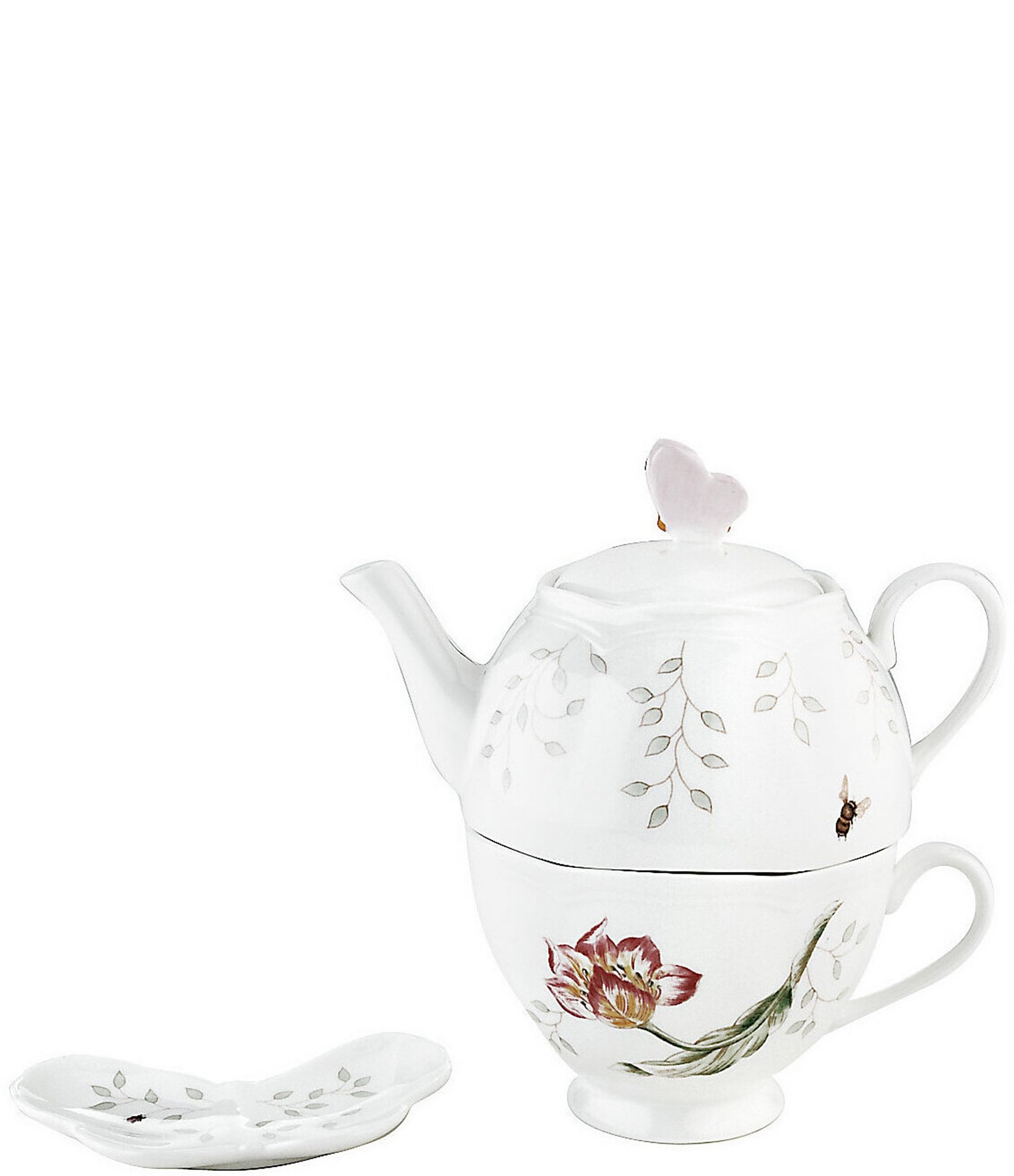 Lenox Butterfly Meadow Stackable Tea Set