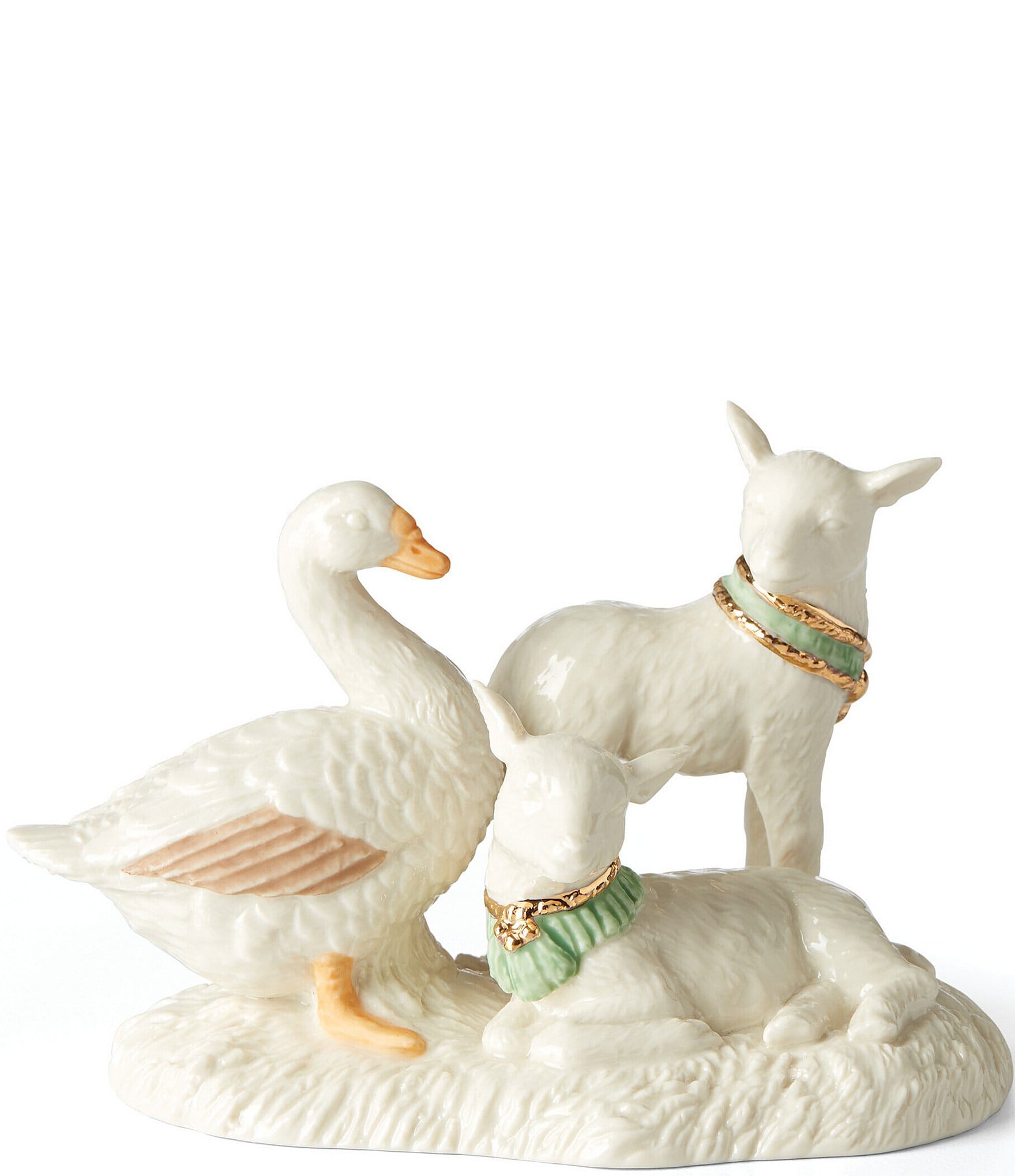 Lenox First Blessing Nativity Goose and Lambs Figurine Dillard's