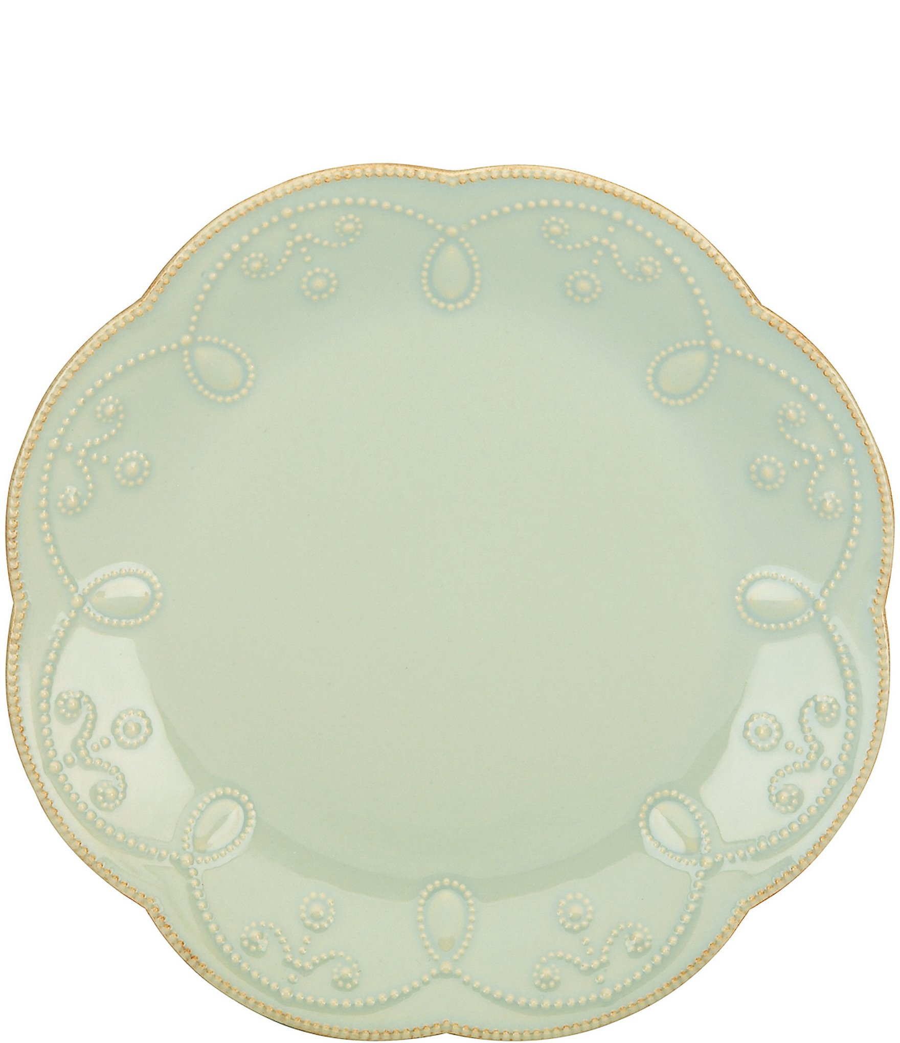 lenox french perle bead salad plate 9 in