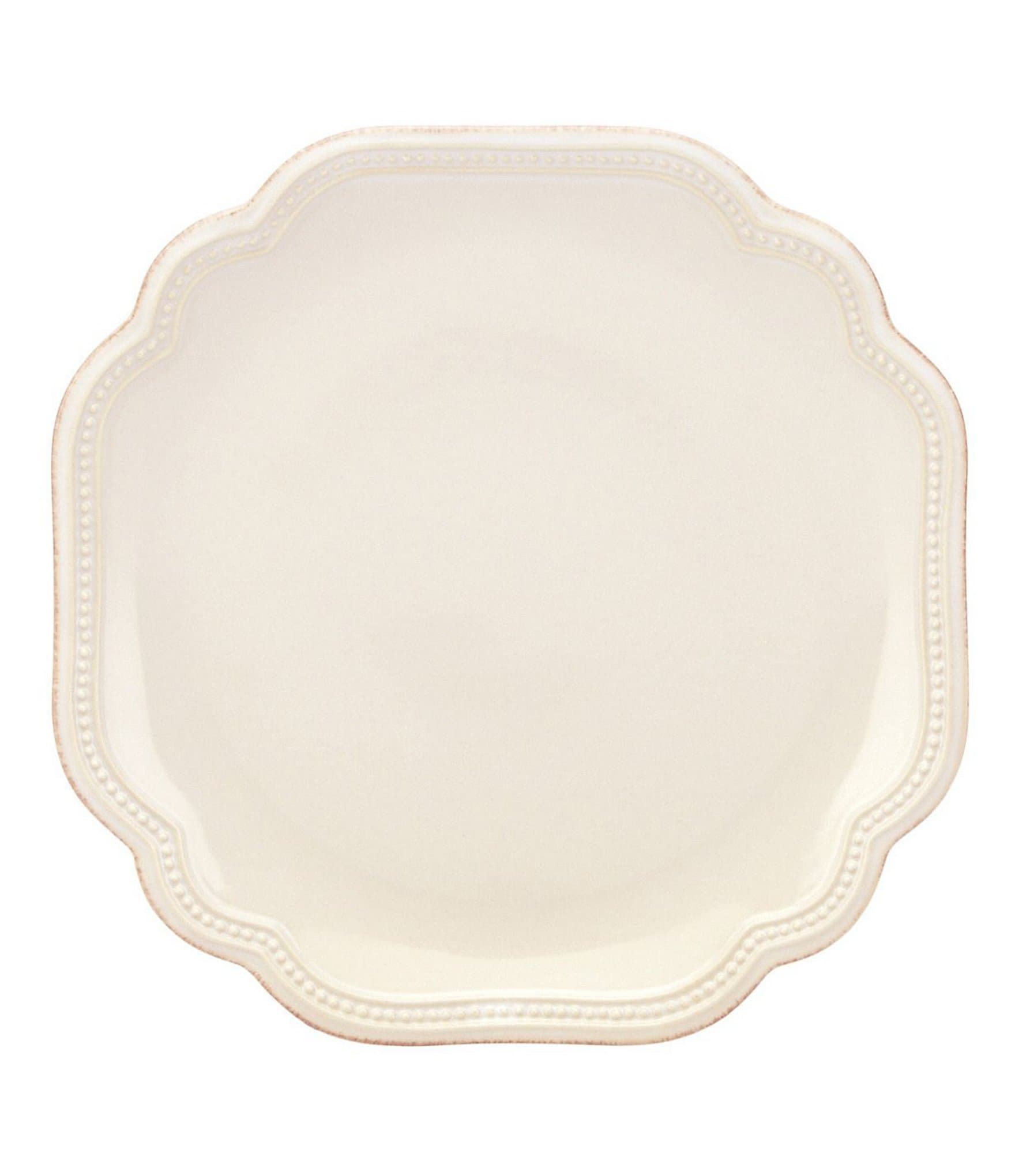 lenox french perle bead salad plate 9 in