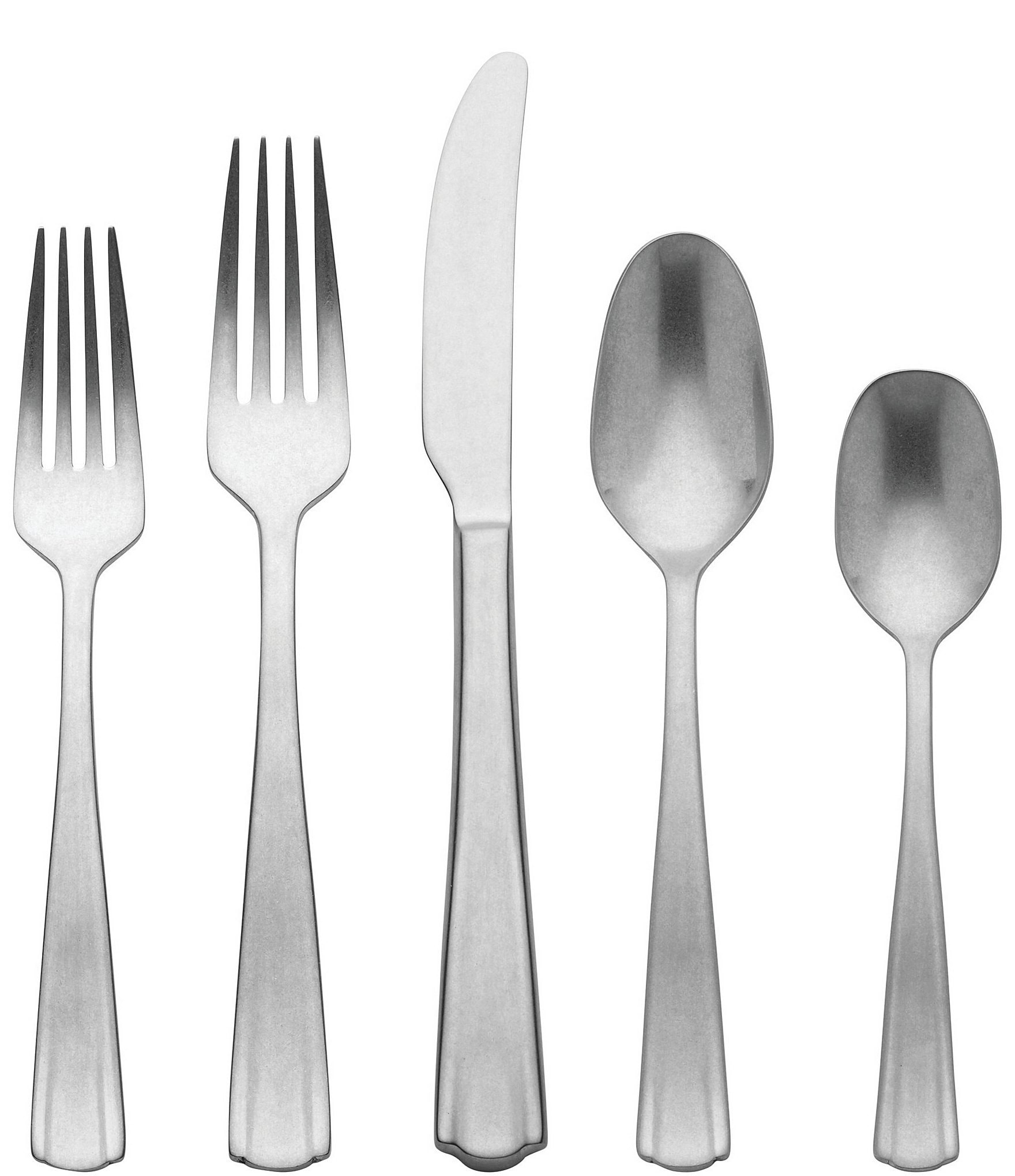 Lenox French Perle Scallop 65-Piece Stainless Steel Flatware Set