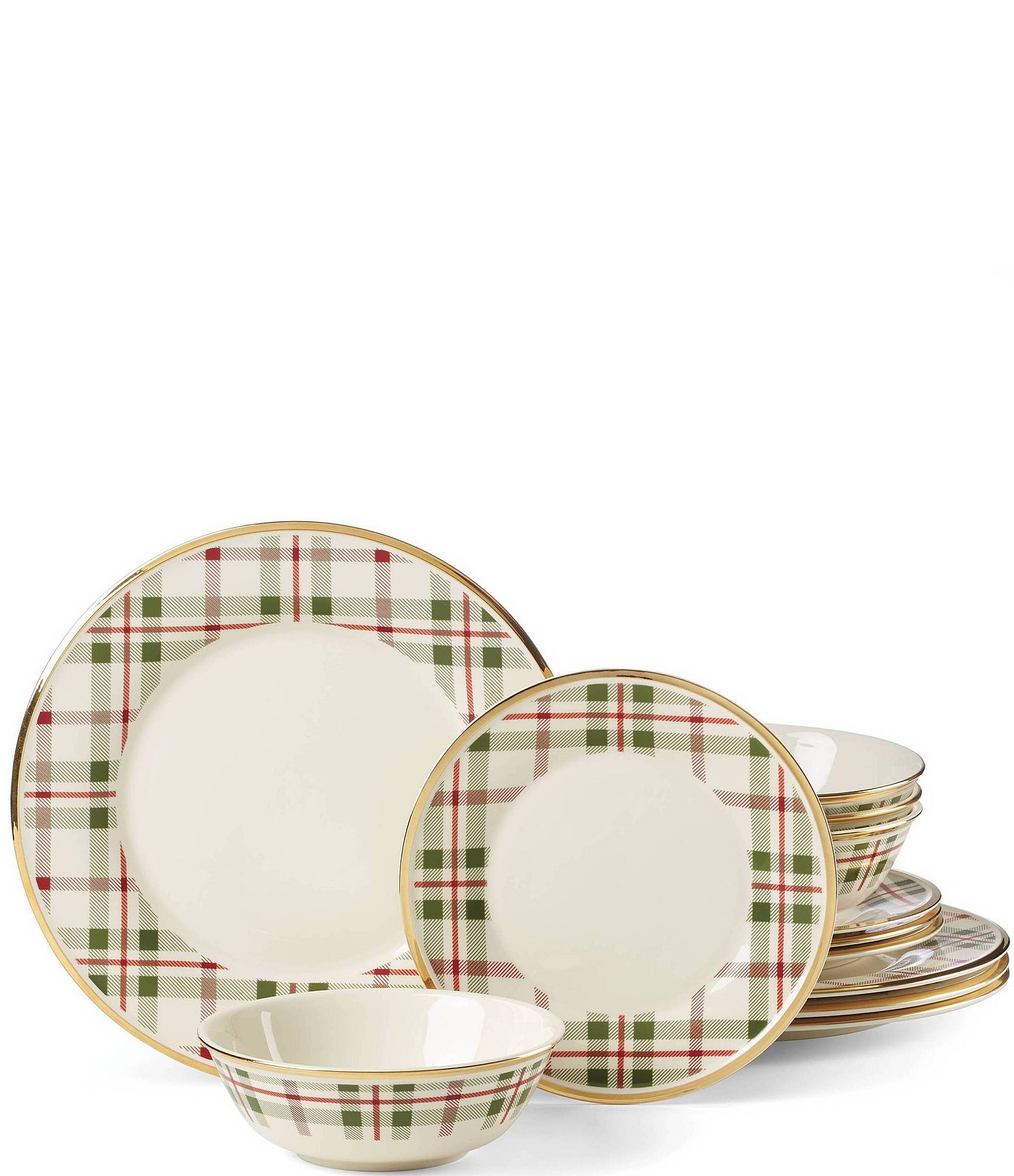 Lenox holiday tartan china best sale