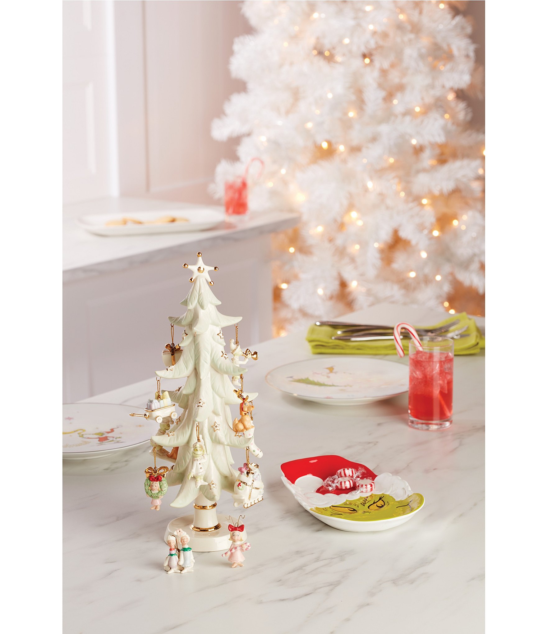 Lenox Merry Grinchmas Accent Plates, Set of 4