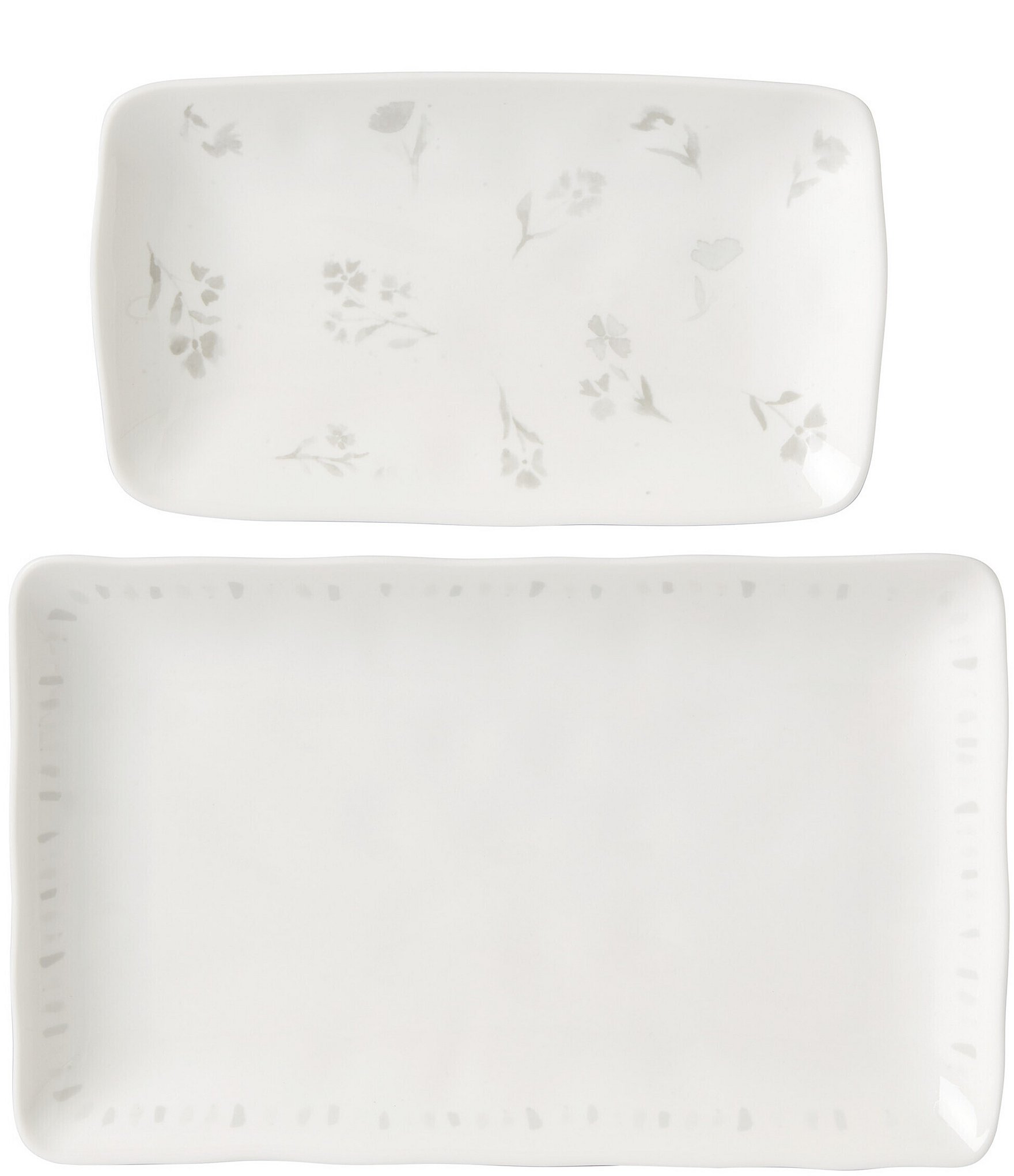 Lenox Oyster Bay Collection Nesting Serving Platters, Set of 2