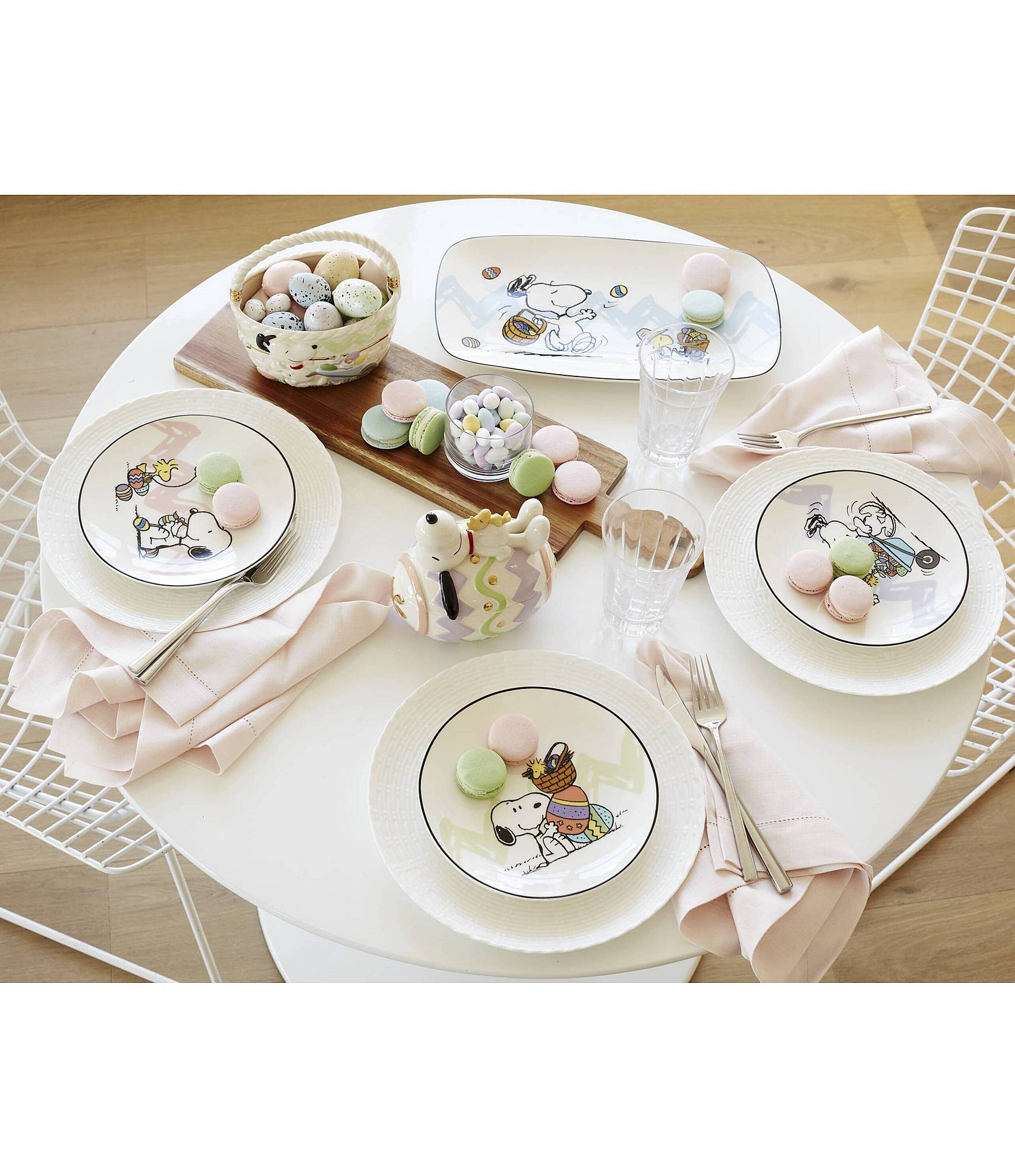 Lenox Peanuts Easter Snoopy Covered Candy Dish