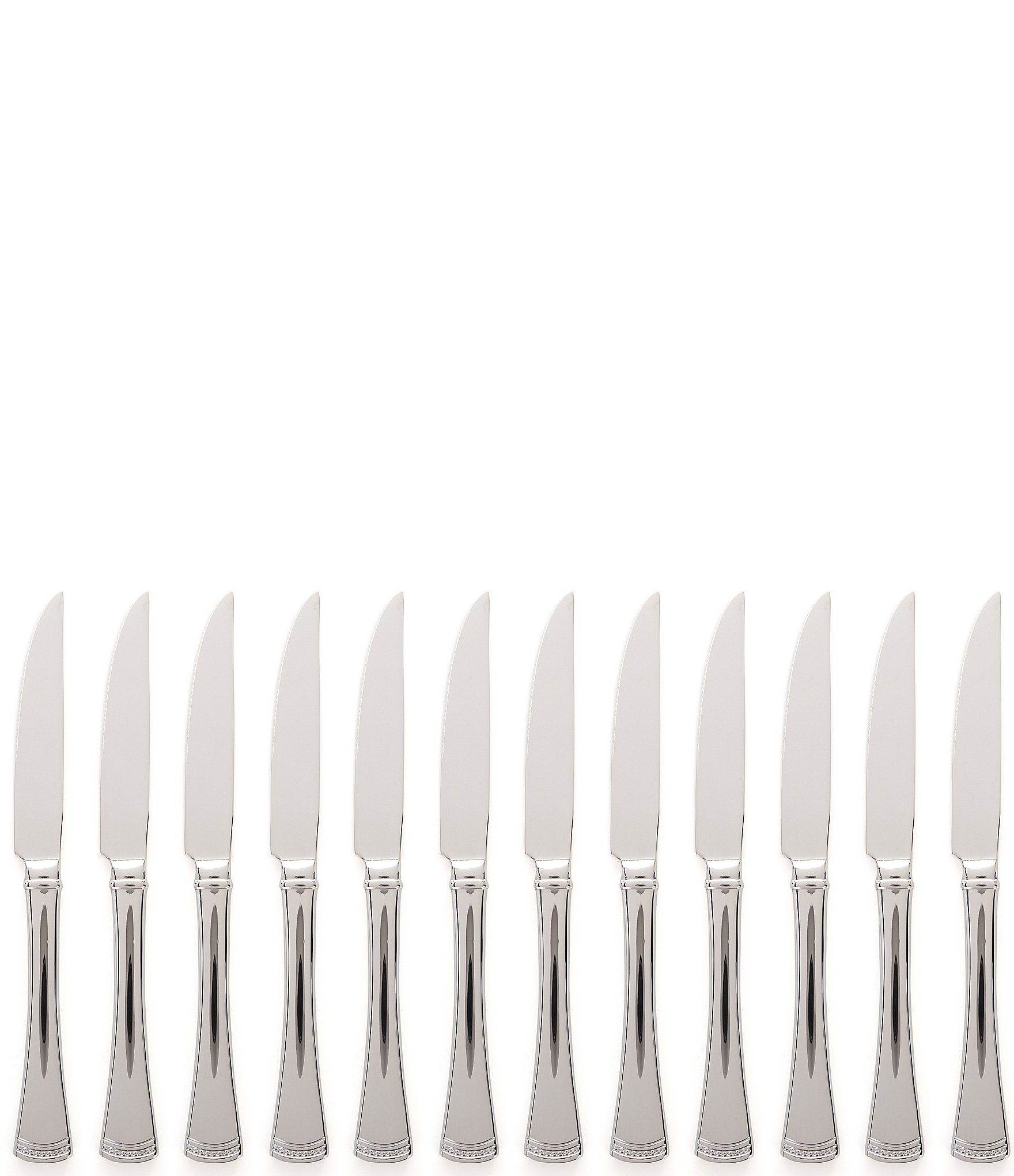 Lenox Portola 12-Piece Steak Knife Set, 3.60 LB, Metallic