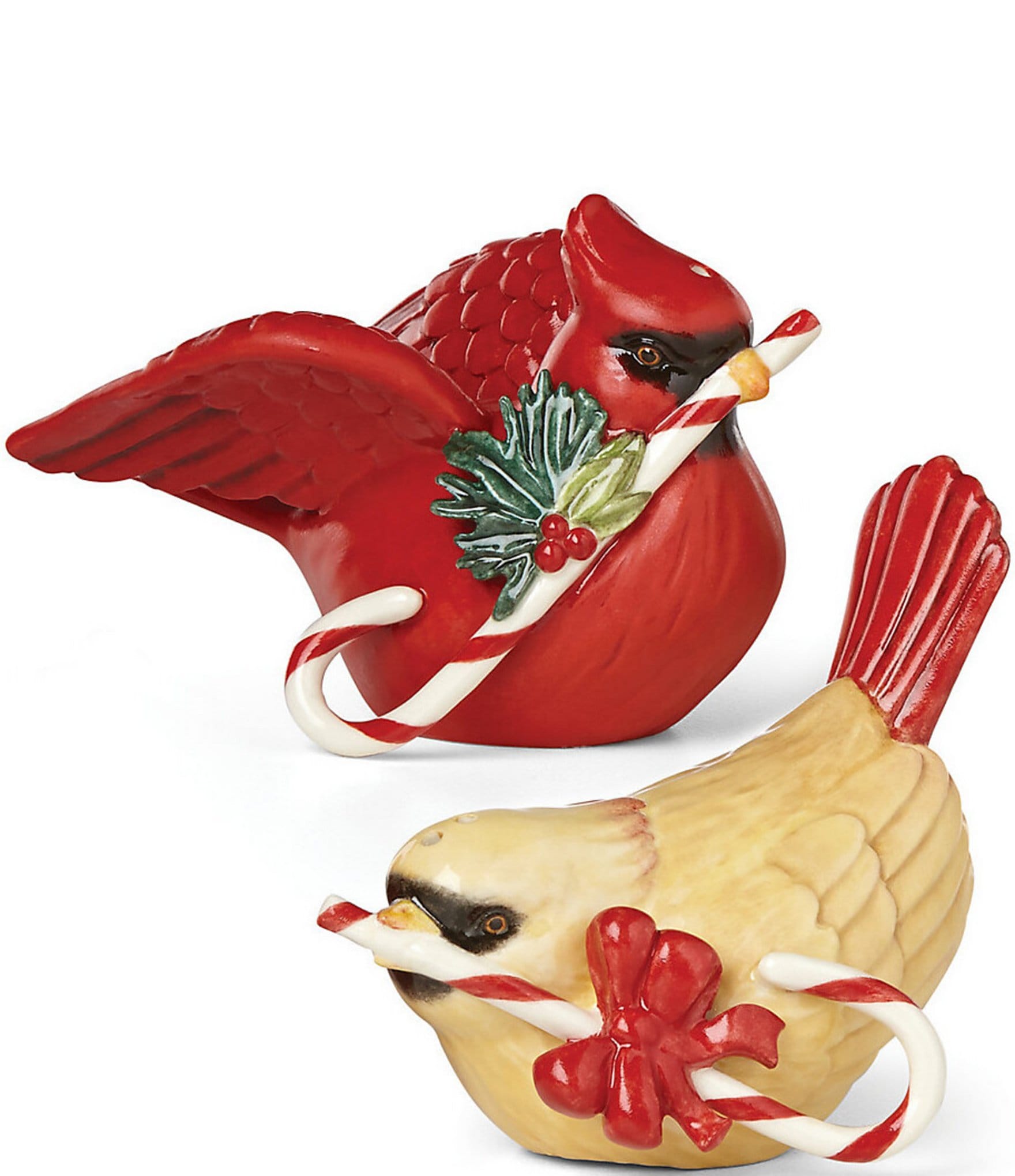 Lenox Winter Greetings Cardinal Salt & Pepper Set