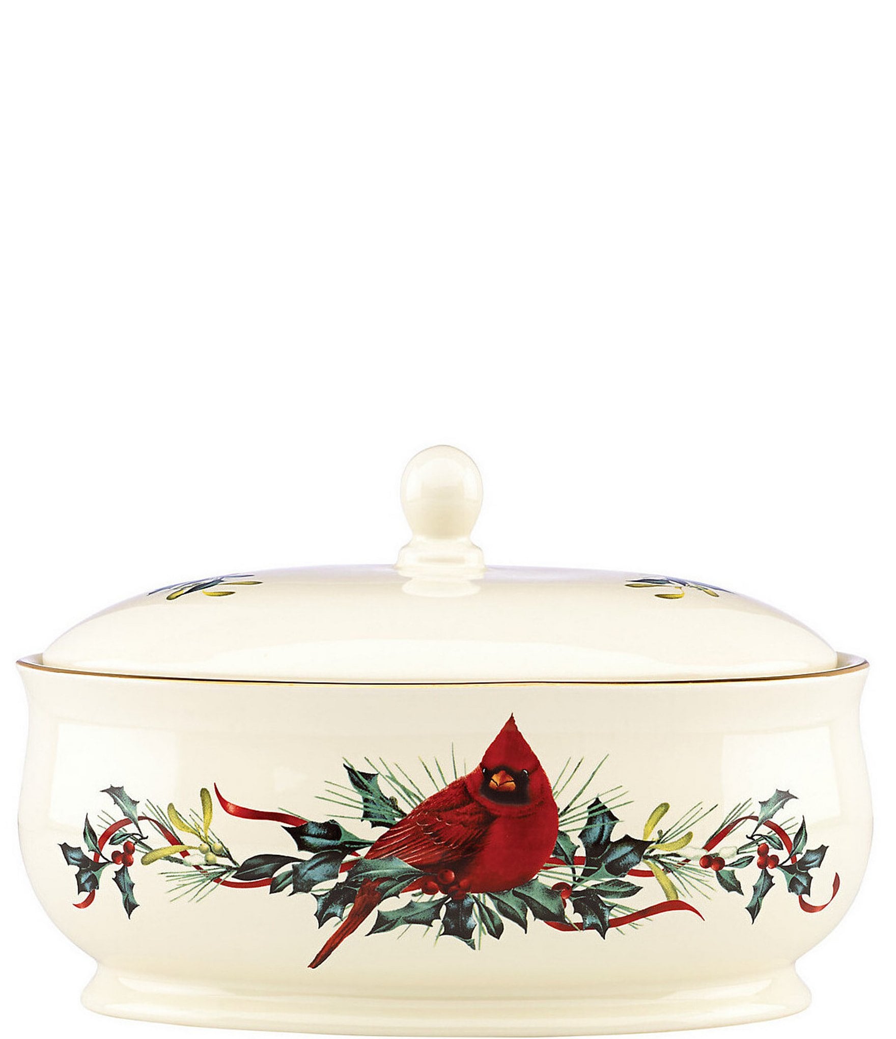 Lenox Winter Greetings Covered Casserole Dish