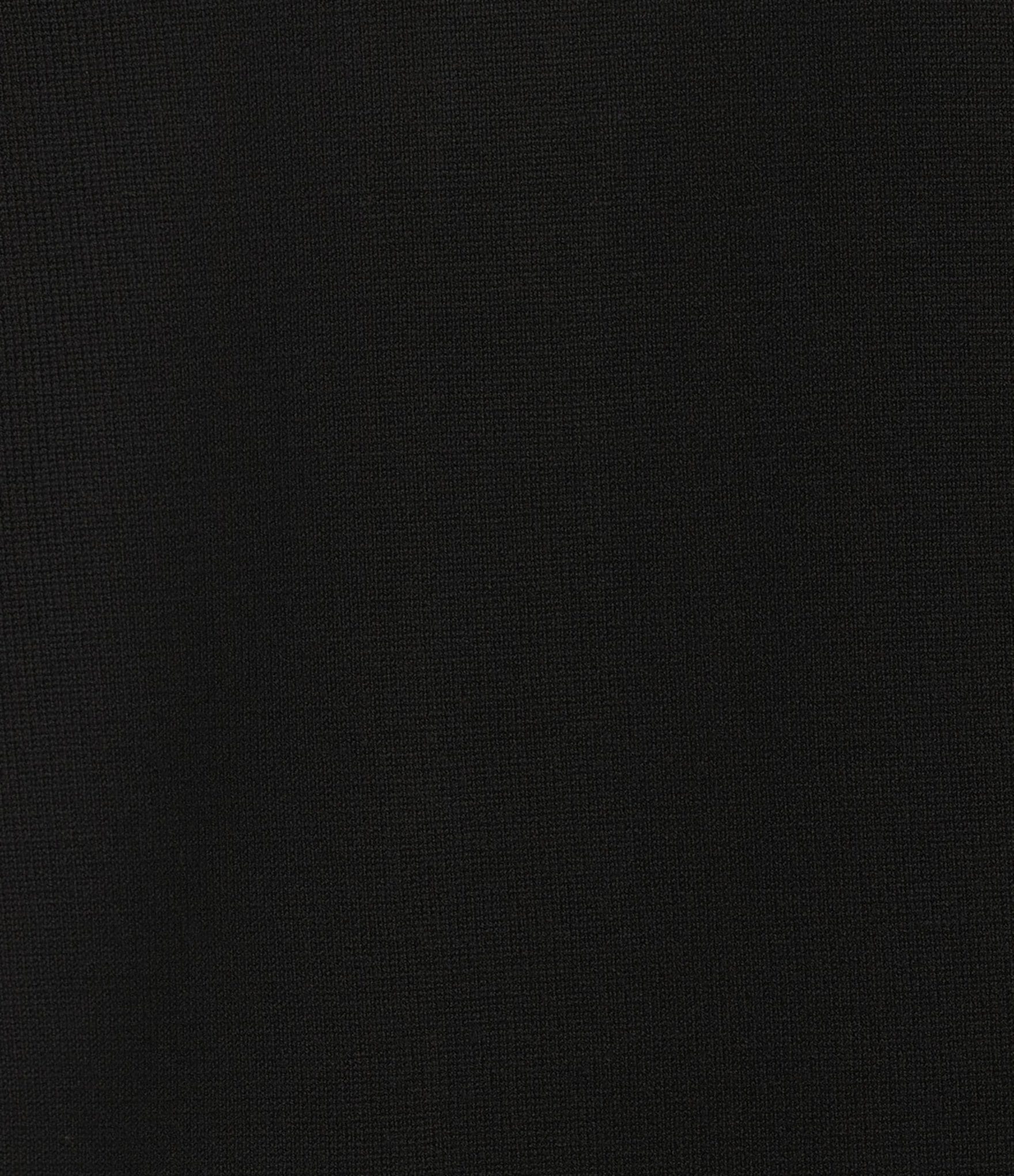 Leo & Nicole Pointelle Trim 3/4 Sleeve Open Front Cardigan