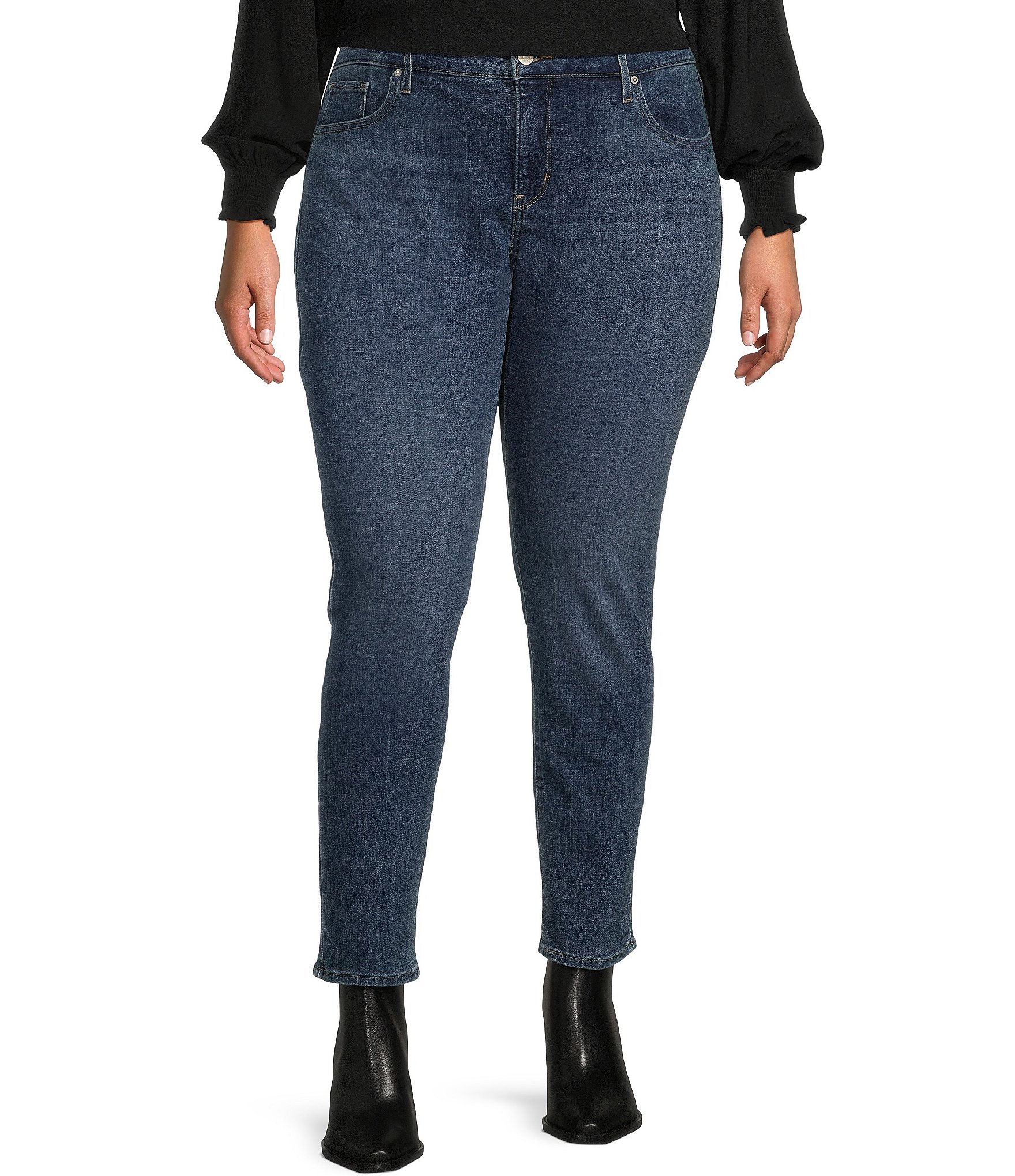 Levi's® 311 Plus Size Shaping Stretch Denim Ankle Skinny Jeans | Dillard's