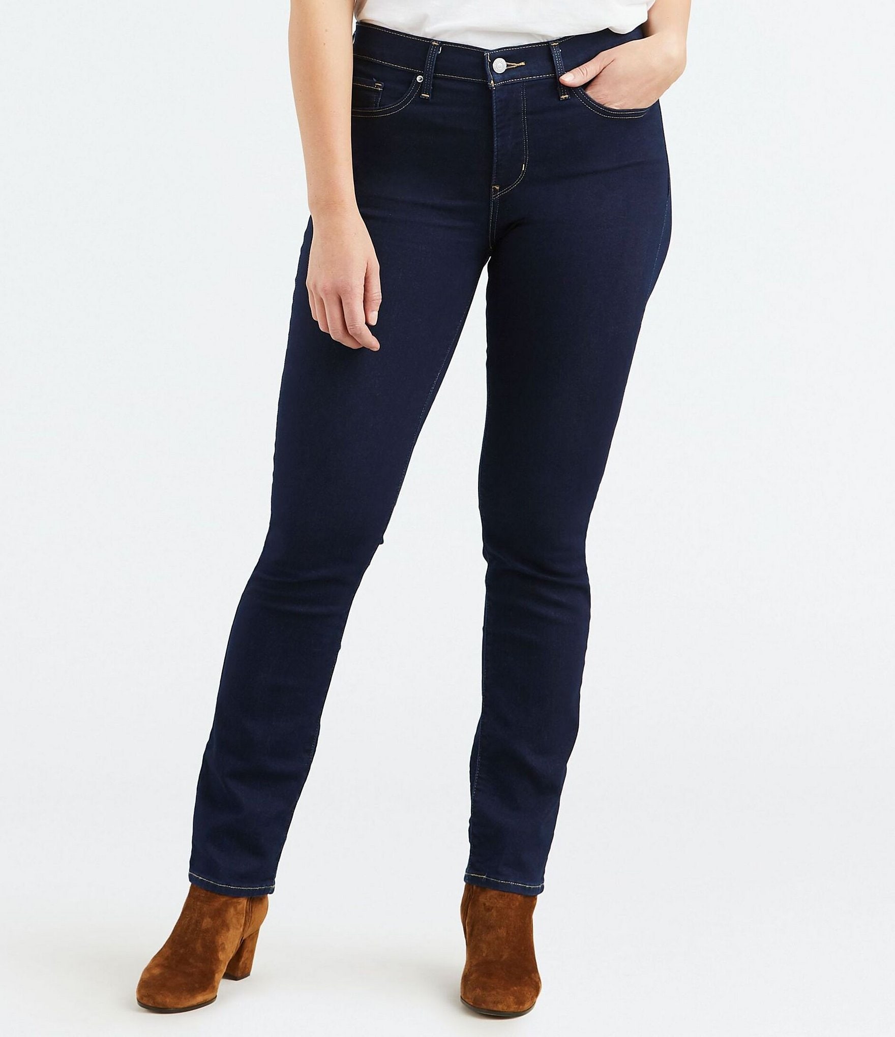 Levi's® 312 Shaping Slim Leg Mid Rise Lightweight Stretch Denim Jeans |  Dillard's