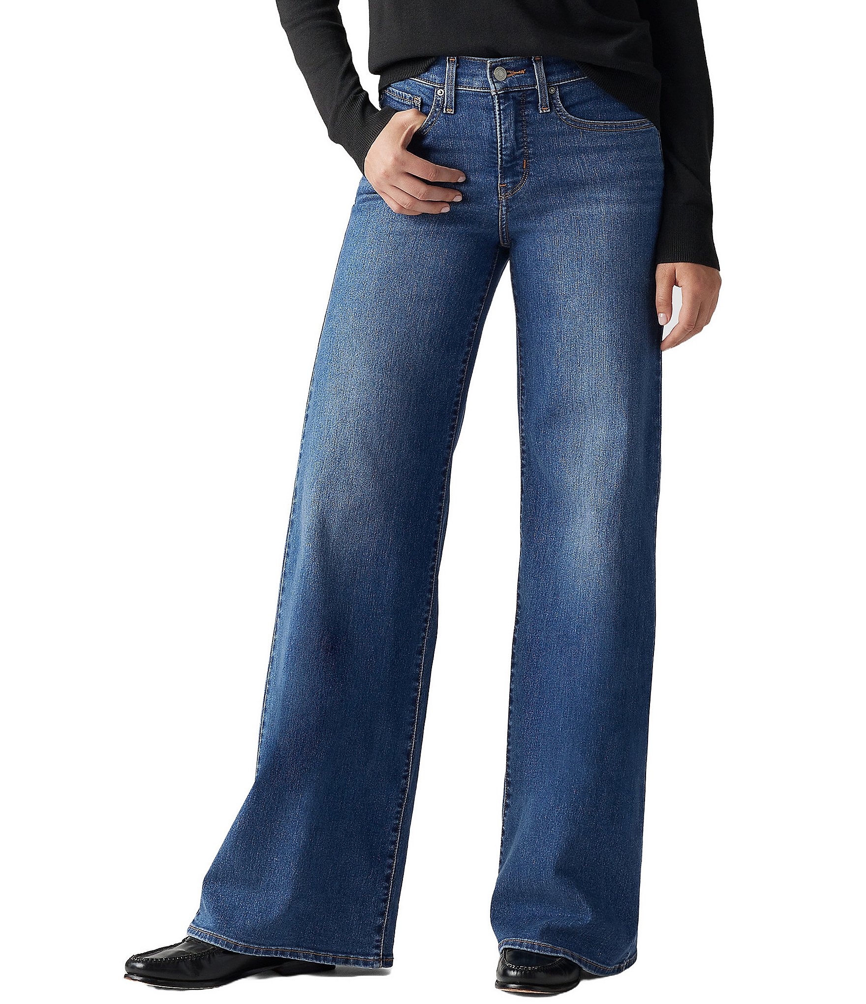 Dillards wide leg jeans best sale