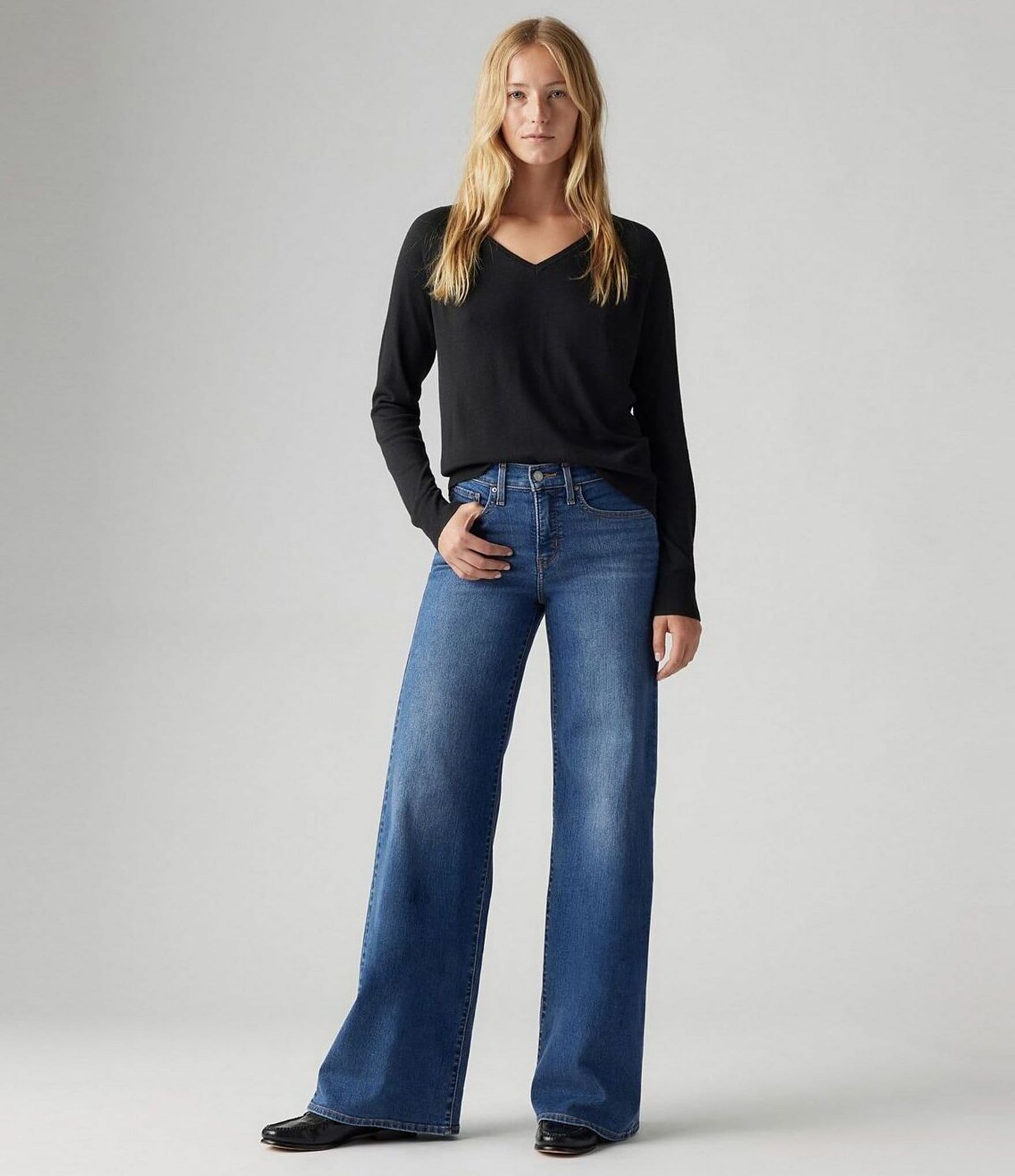 Levi's® 318 Shaping Mid Rise Wide Leg Jeans