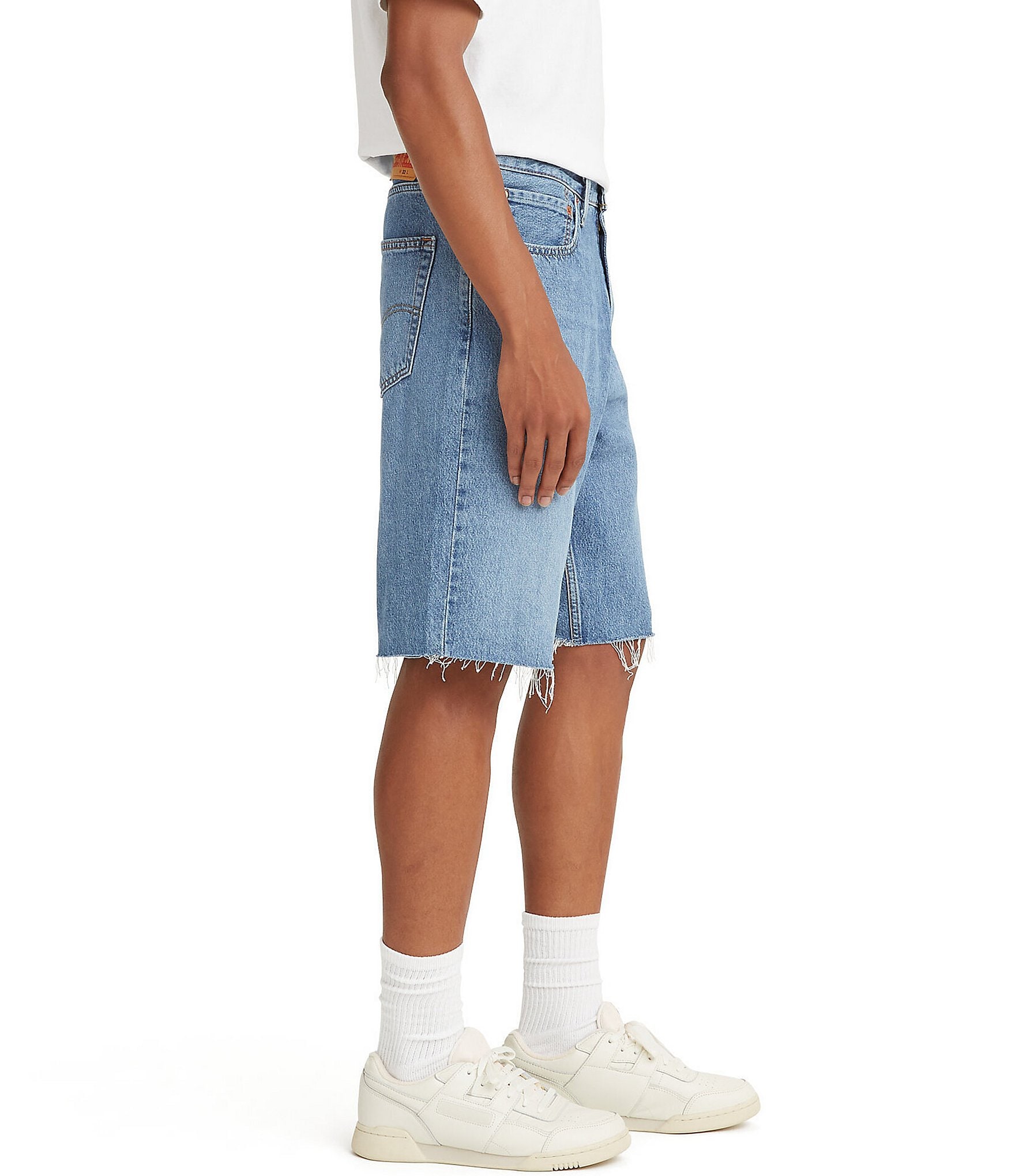 Levi's® 469 Loose Fit 12#double; Inseam Denim Shorts