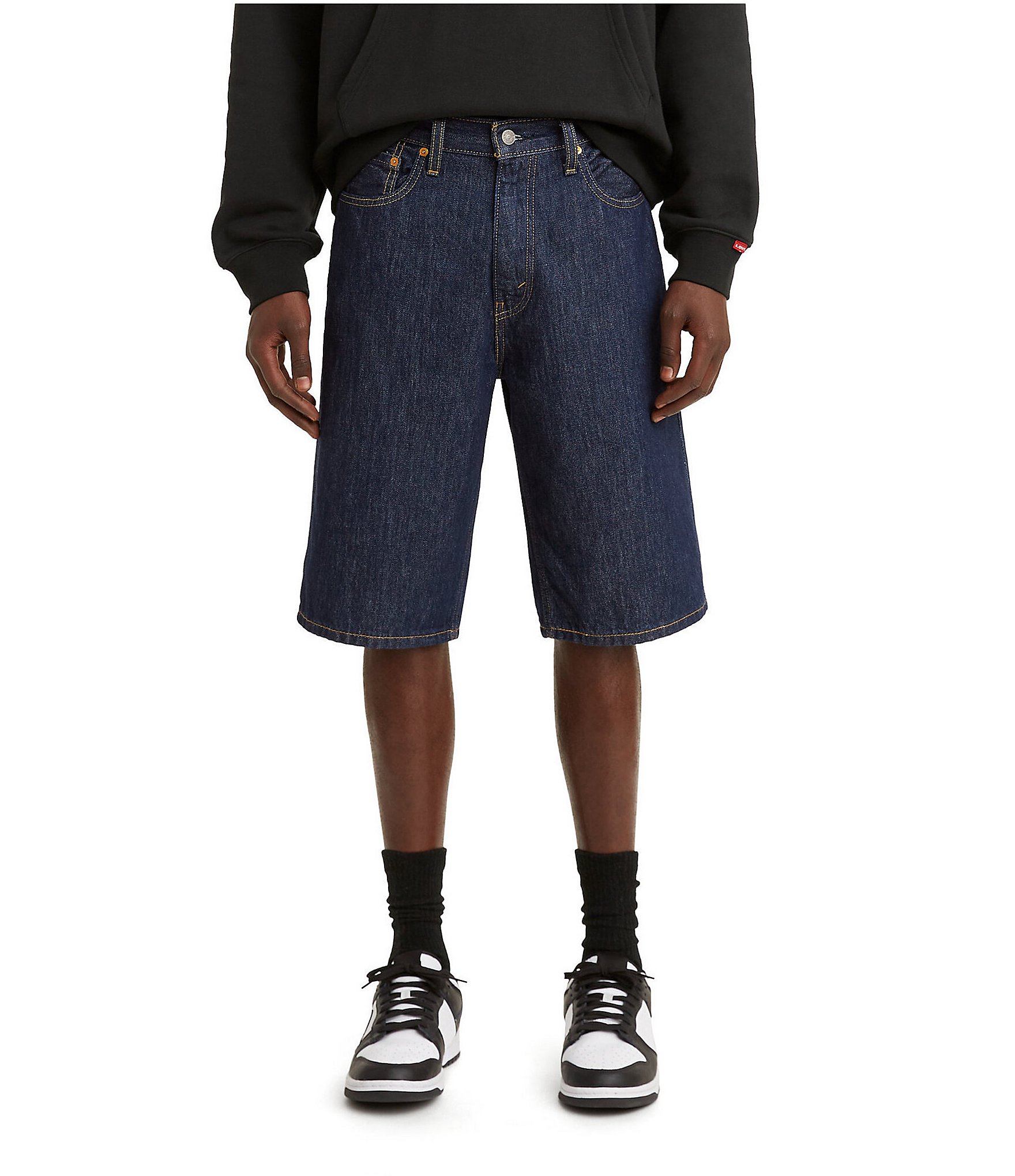 Levi's® 469 Loose Fit 12#double; Inseam Denim Shorts