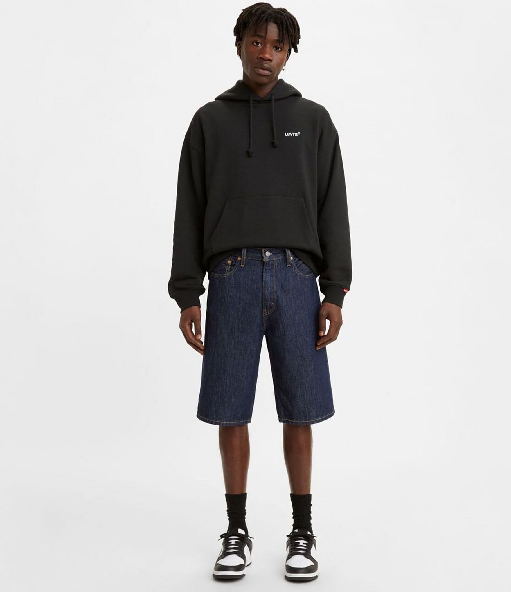 Levi's® 469 Loose Fit 12#double; Inseam Denim Shorts