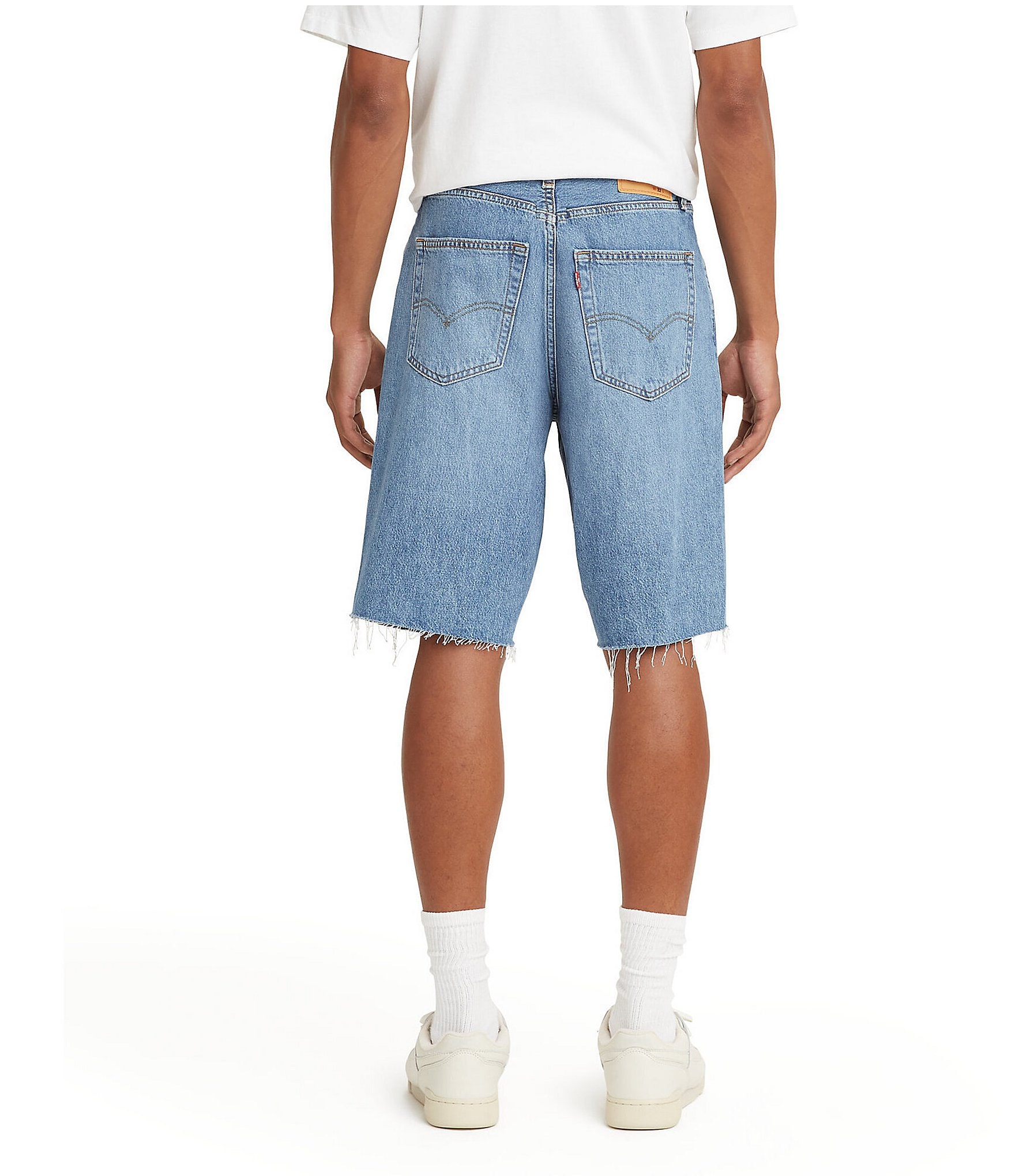 Levi's® 469 Loose Fit 12#double; Inseam Denim Shorts