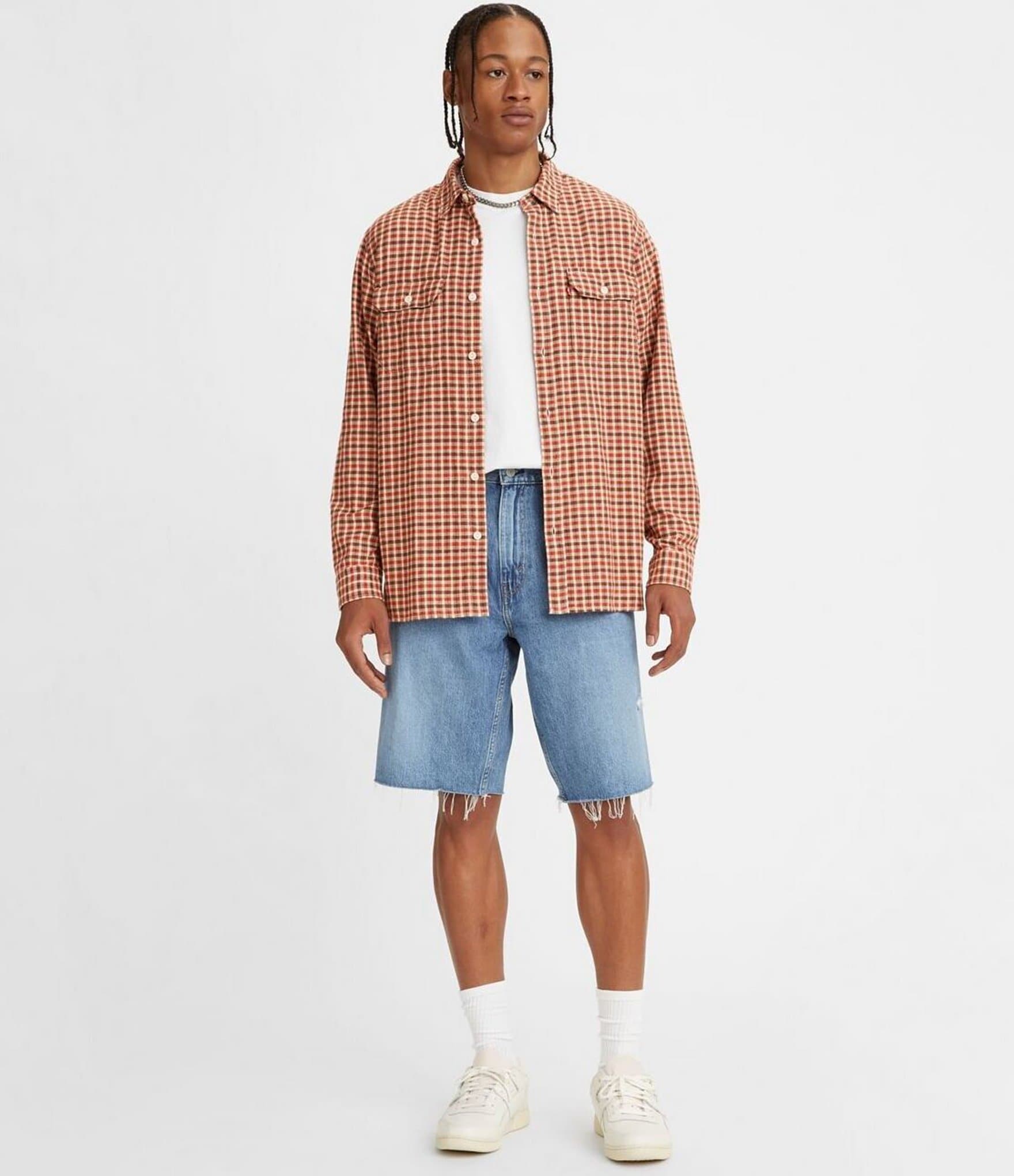 Levi's® 469 Loose Fit 12#double; Inseam Denim Shorts