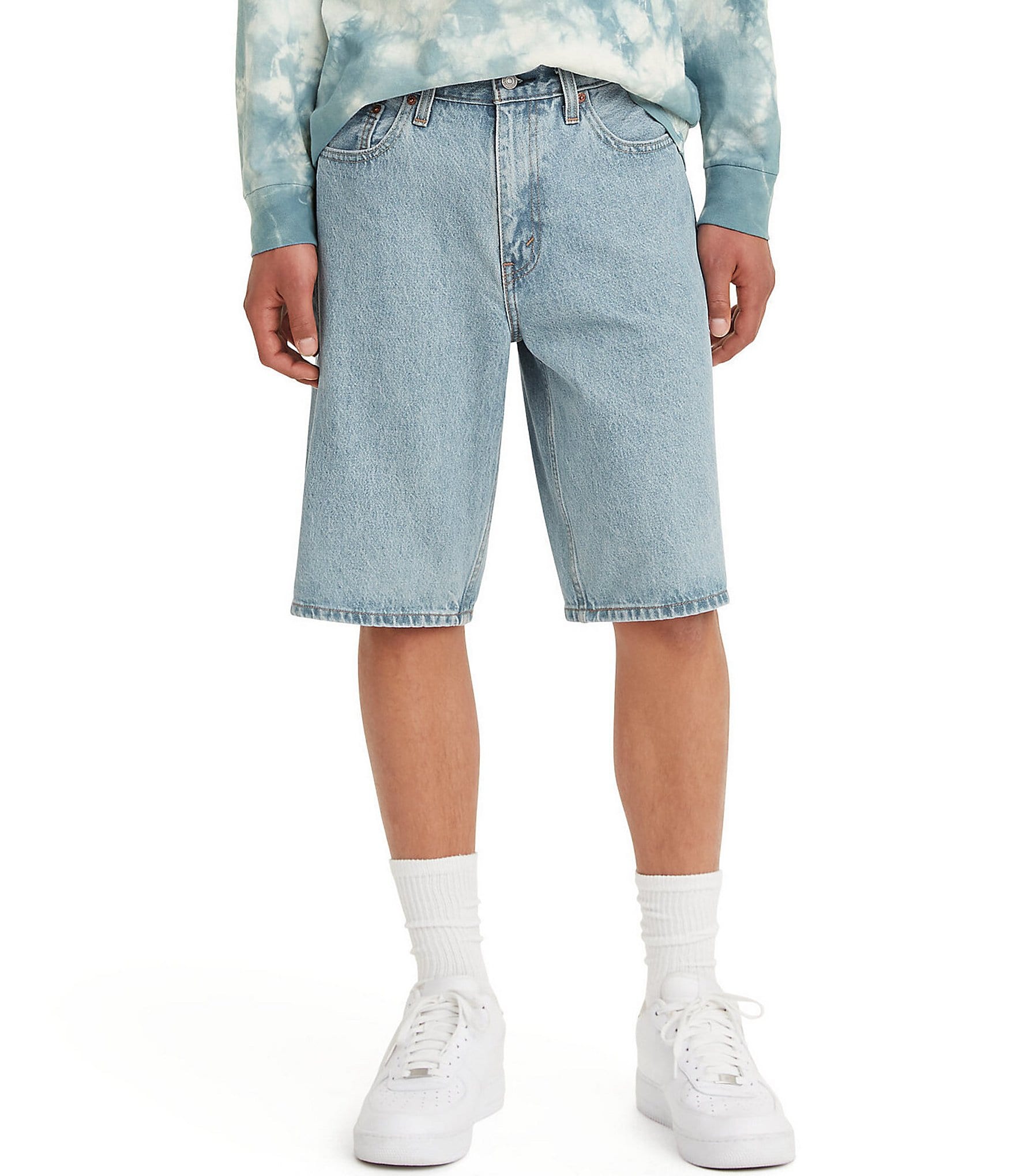 Levi's® 469 Loose Fit 12#double; Inseam Denim Shorts