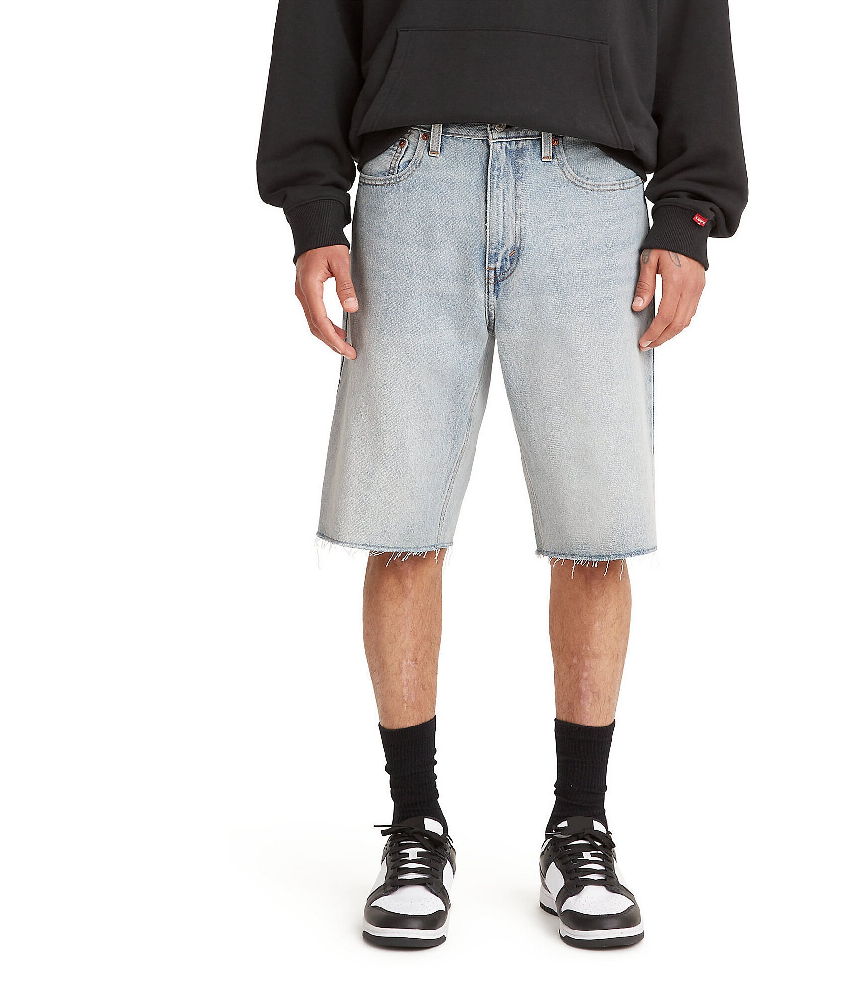 Levi's® 469 Loose Fit 12#double; Inseam Denim Shorts