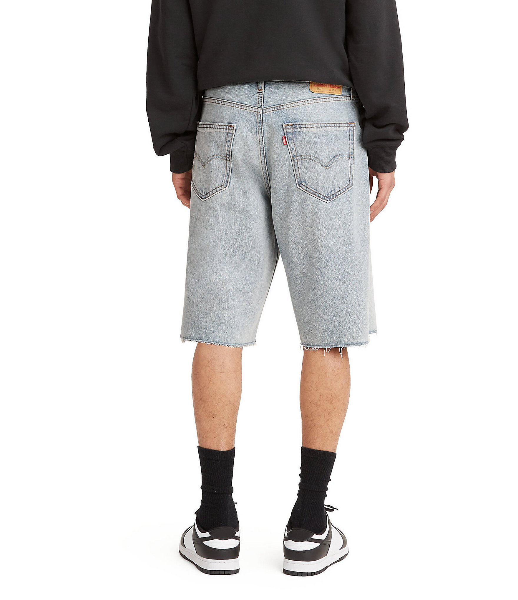 Levi's® 469 Loose Fit 12#double; Inseam Denim Shorts