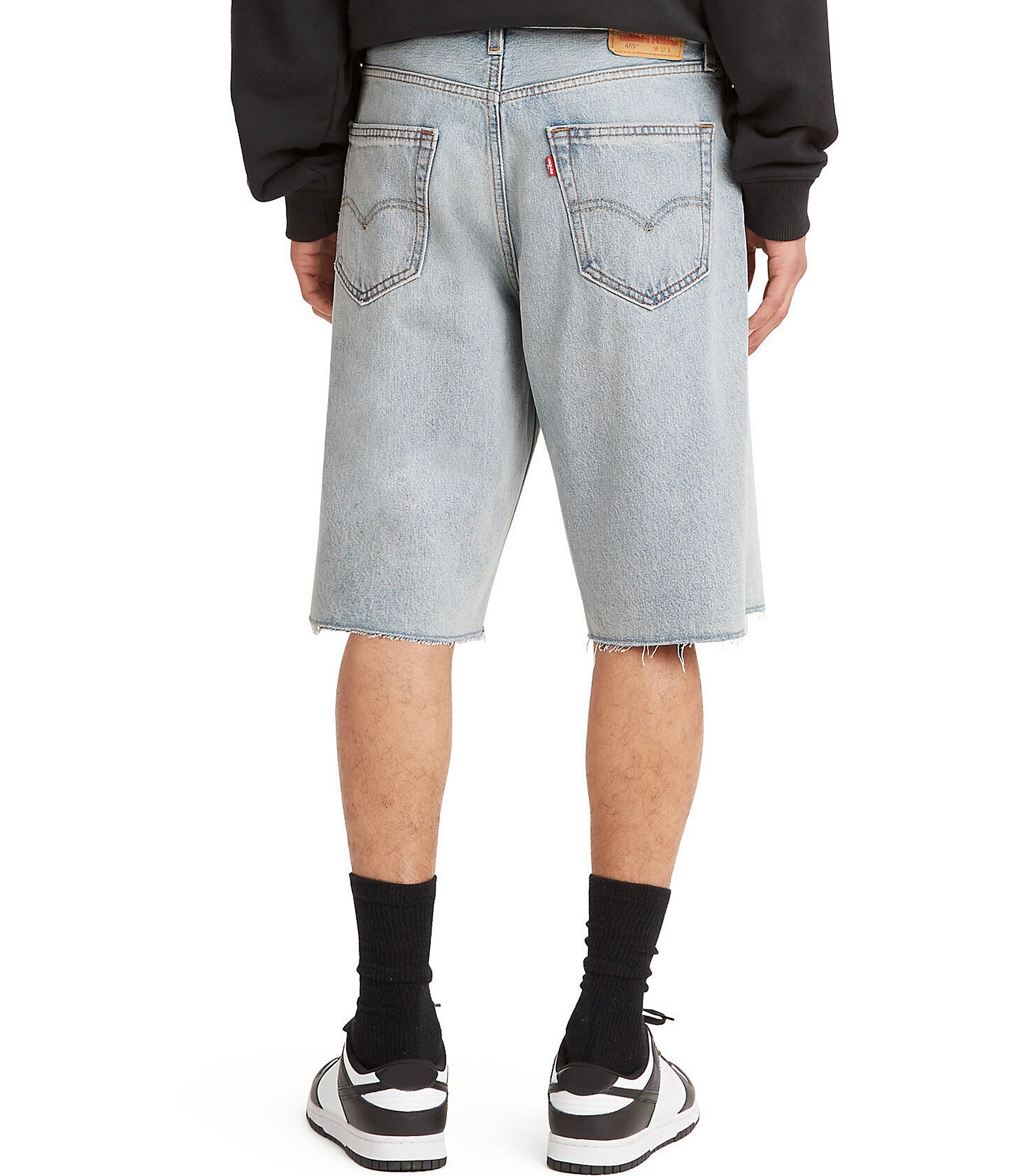 Levi's® 469 Loose Fit 12#double; Inseam Denim Shorts
