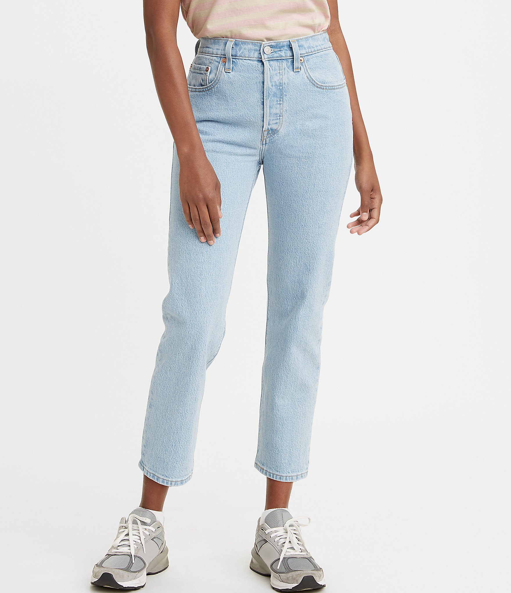 501® Original Button Front Cropped Jeans |