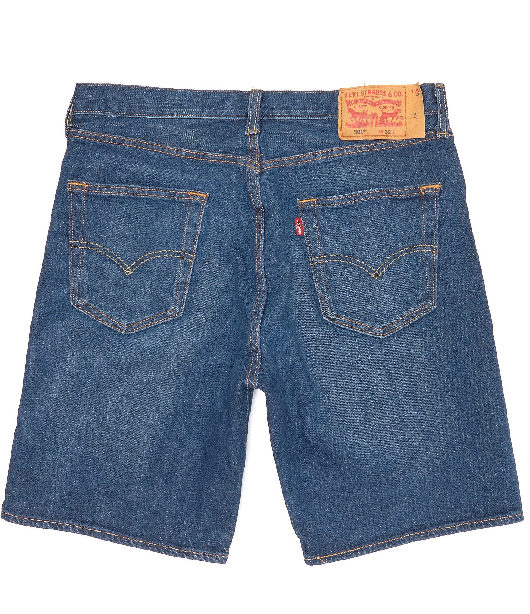 Levi's® 501 Original Fit 9#double; Inseam Stretch Jean Shorts