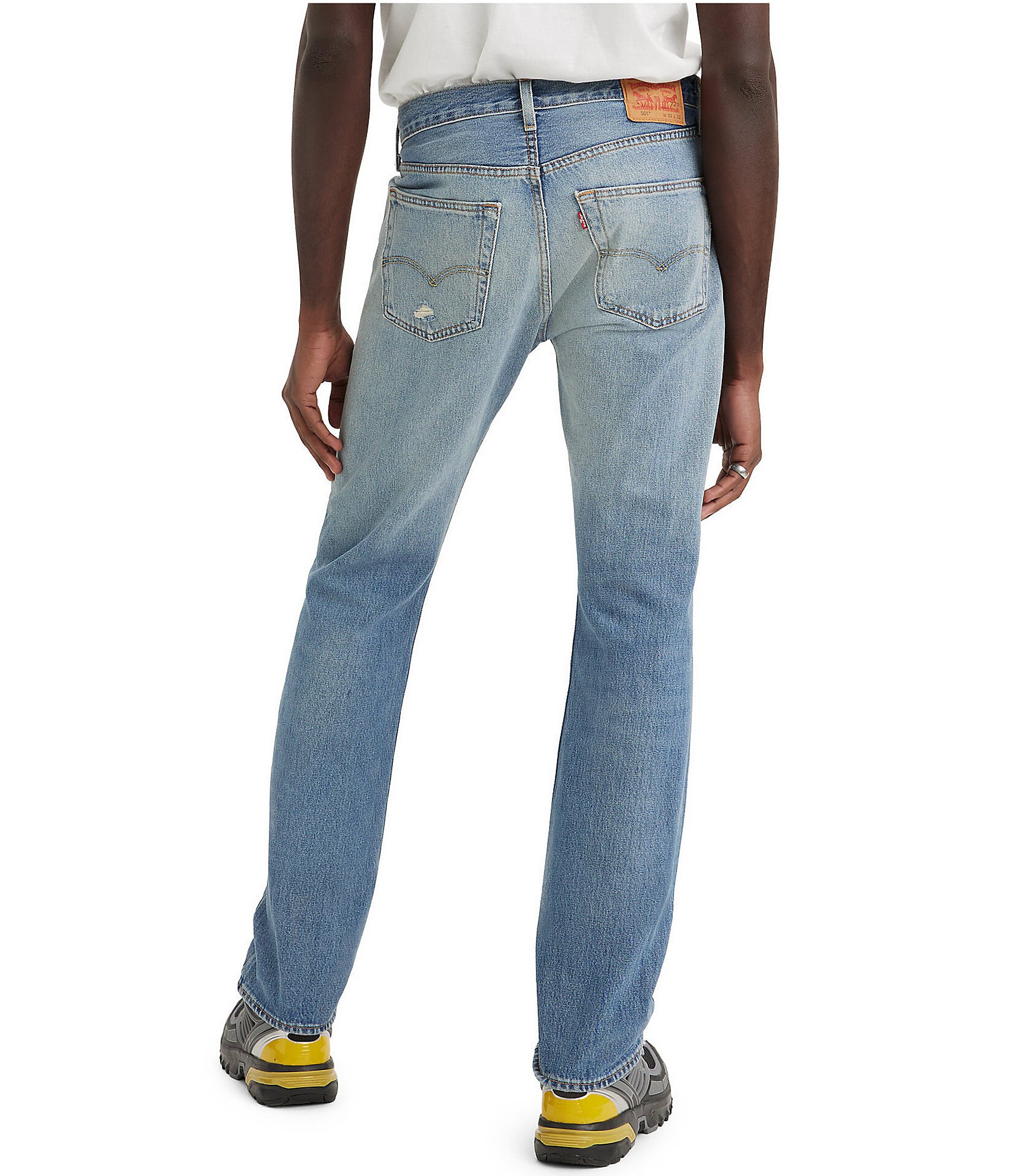 Levi's® 501 Regular Fit Straight Leg Denim Jeans