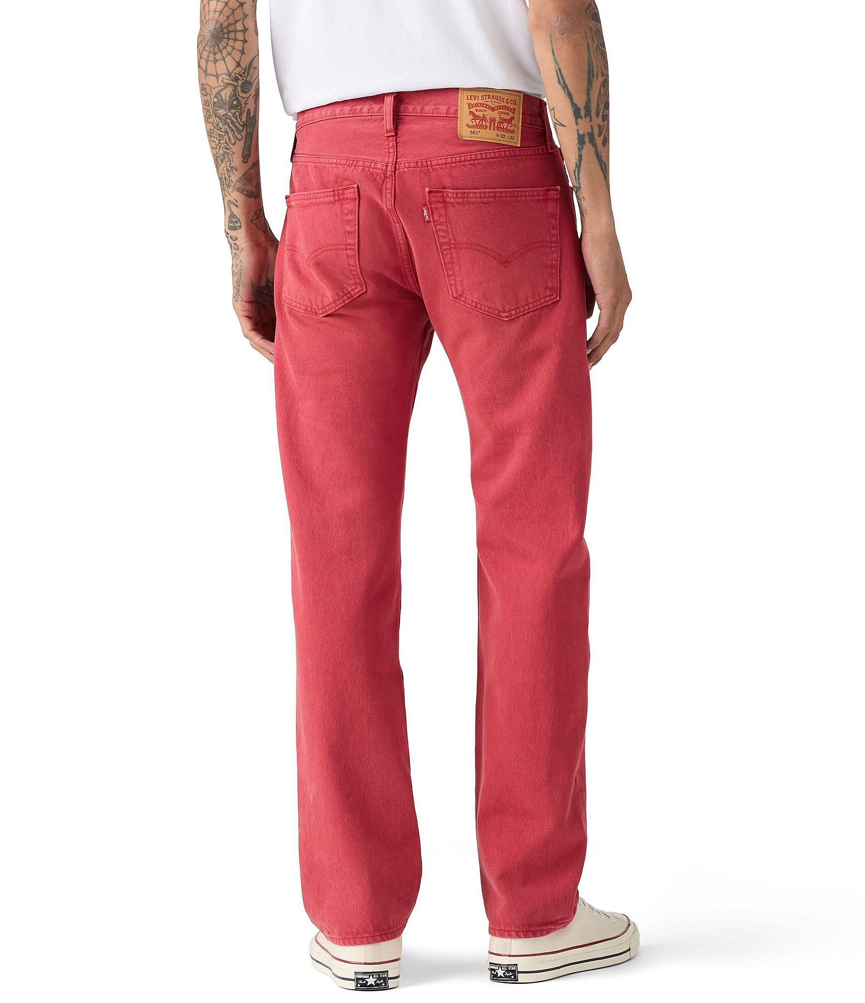 Levi's® 501® Regular Fit Straight Leg Jeans