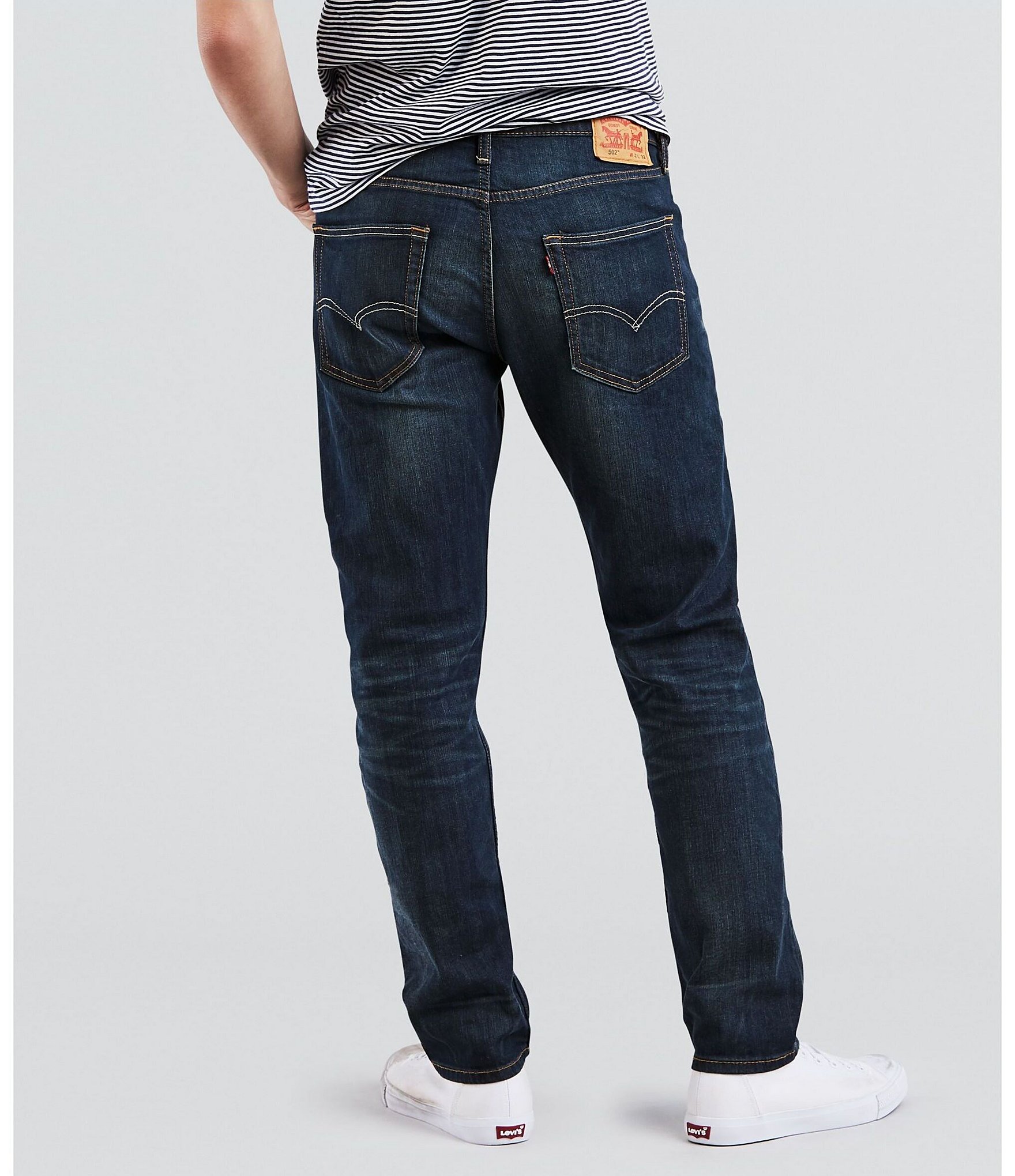 Levi's® Big & Tall 502 Regular Fit Tapered Stretch Jeans