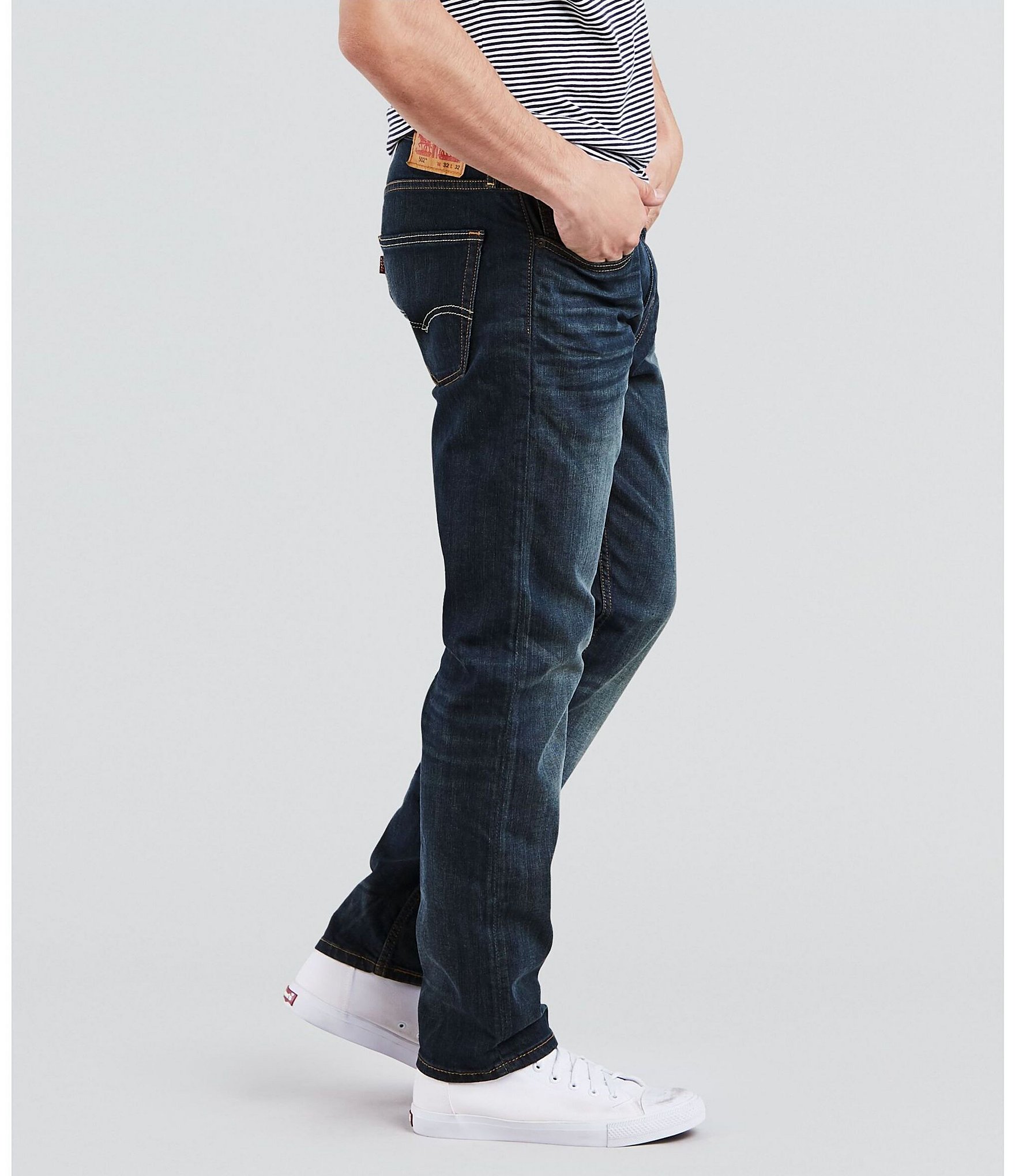 Levi's® Big & Tall 502 Regular Fit Tapered Stretch Jeans