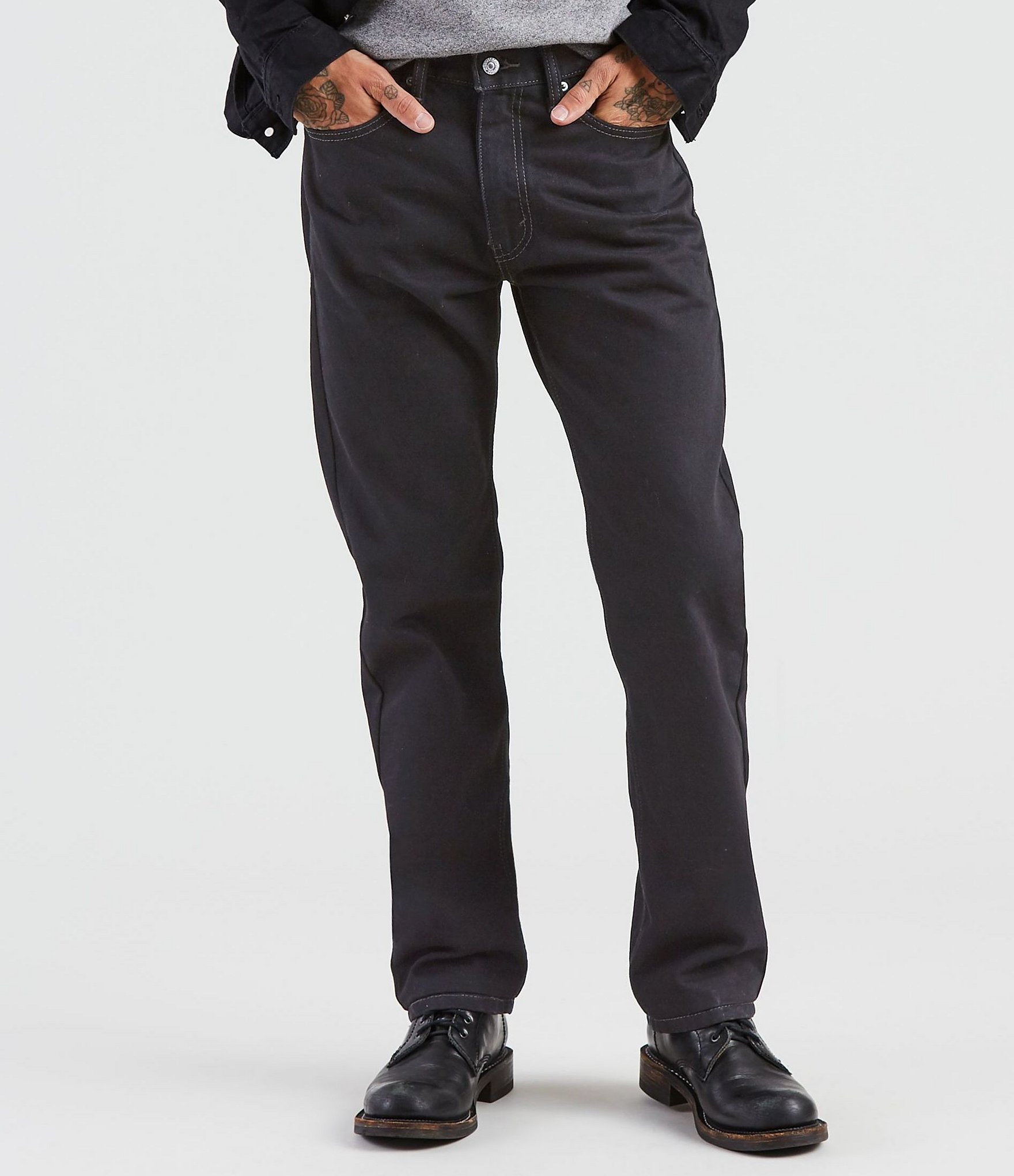 bryder ud Ride Rummelig Levi's® 505 Regular Fit Rigid Jeans | Dillard's