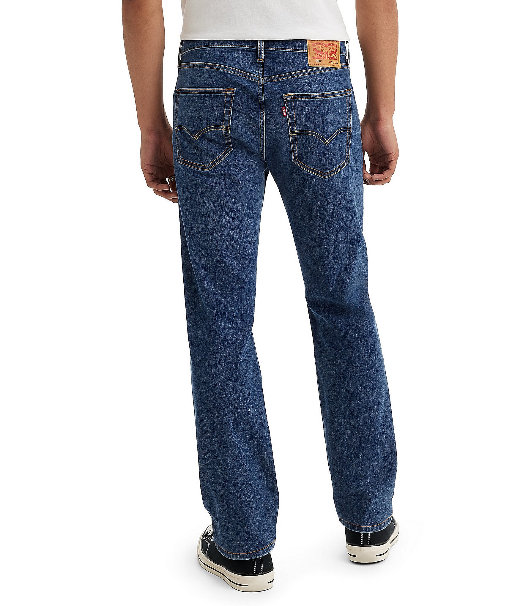 Levi's® 506 Regular Fit Straight Leg Denim Jeans