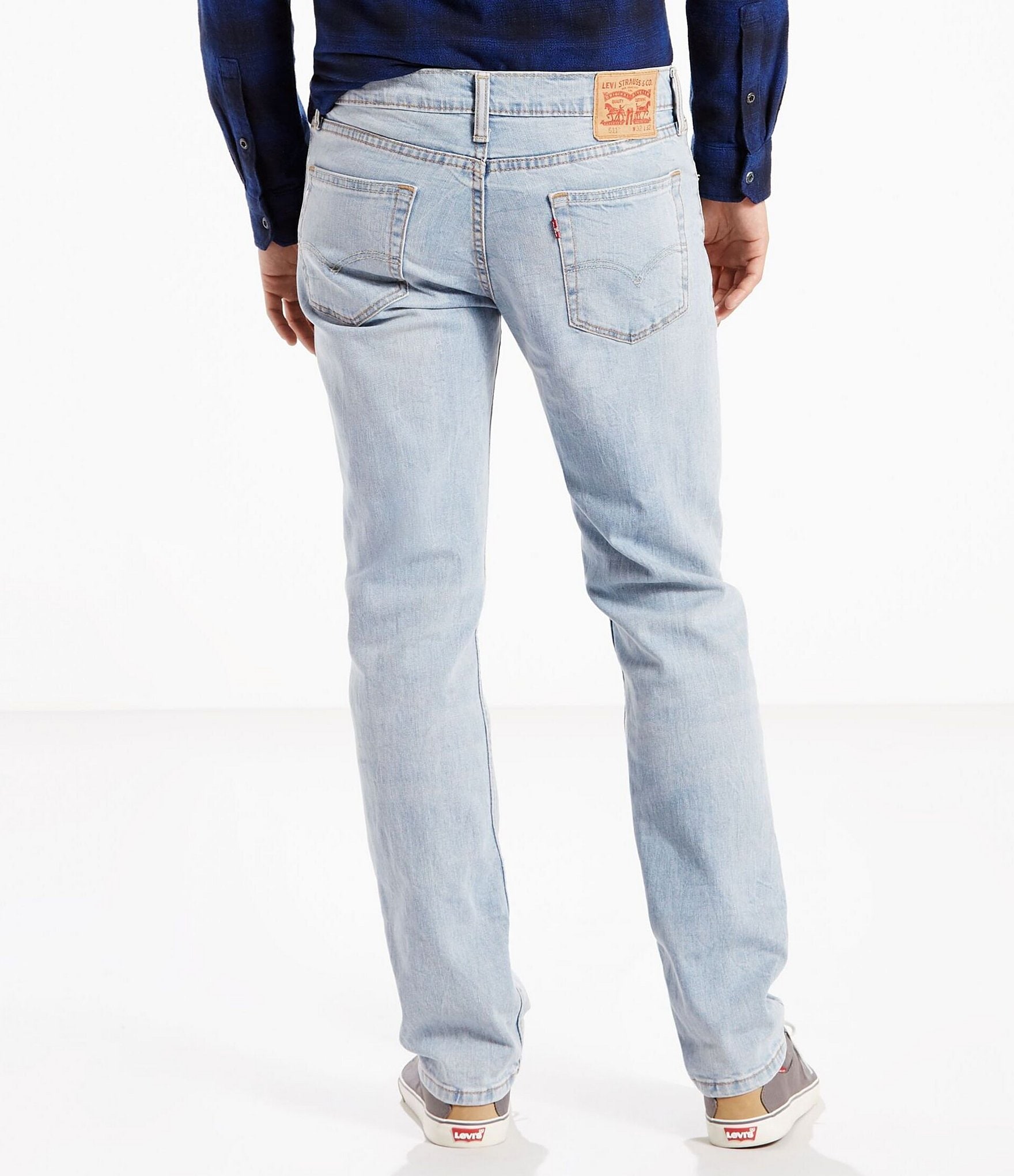 Levi's® 511 Stretch Low Rise Slim Fit Straight Leg Jeans