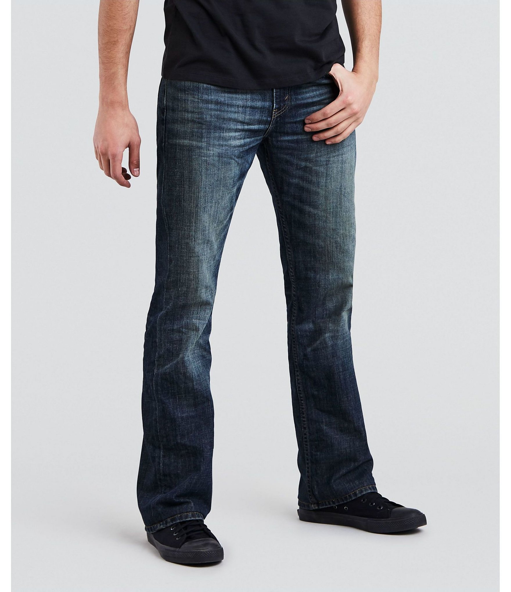 527 Slim-Fit Bootcut Rigid Jeans 