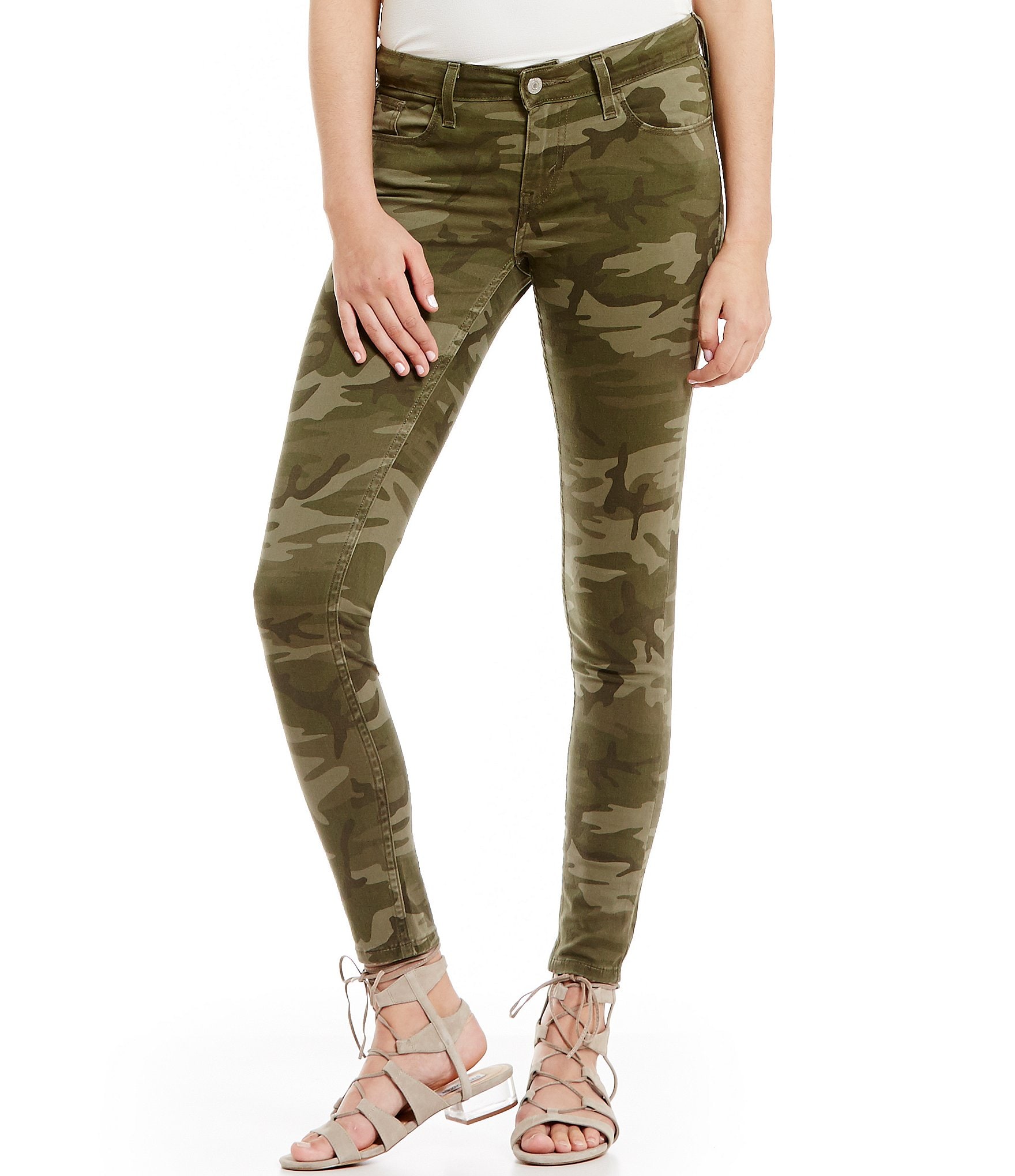 Levi's® 535 Camo Super Skinny Jeans | Dillards