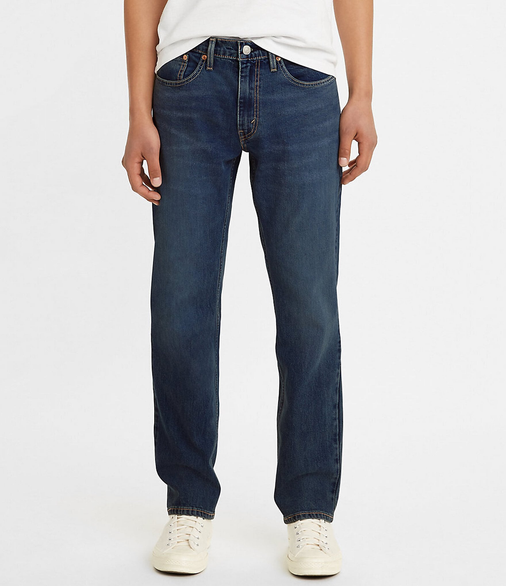 Levi's® Relaxed Stretch Straight Jeans | Dillard's
