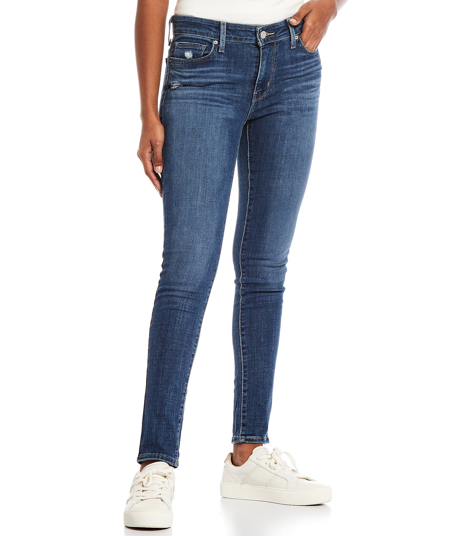 Levi's® 711 Rise Skinny Jeans | Dillard's
