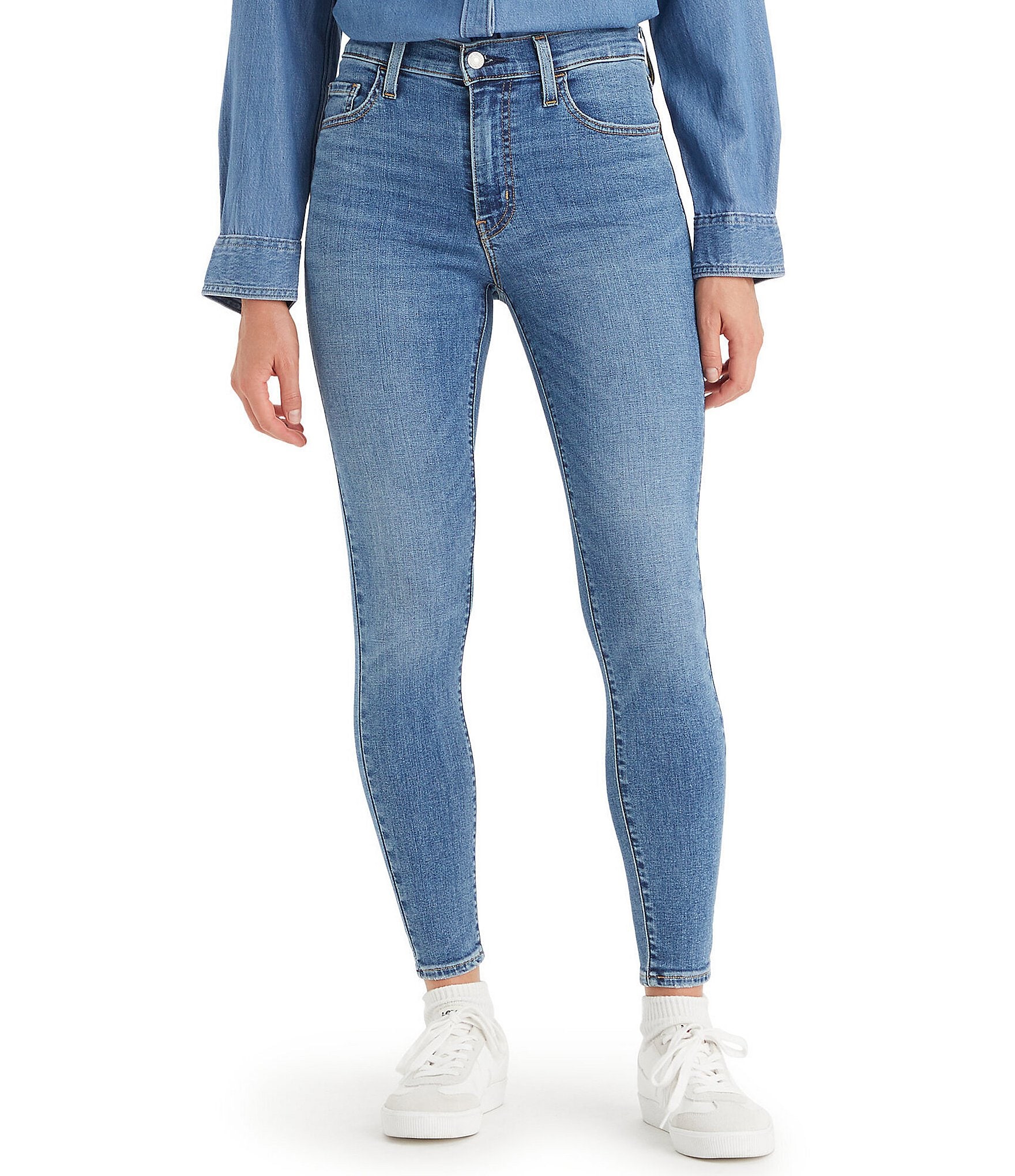 Levi's super skinny high waist best sale