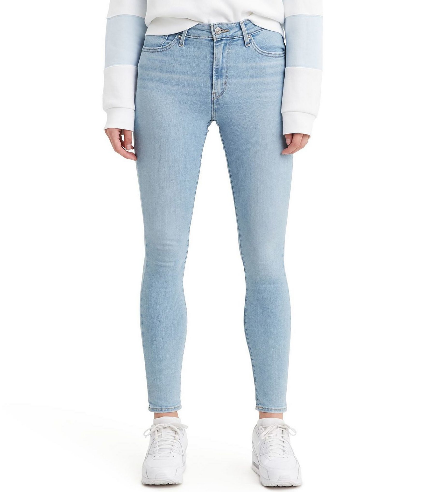 levi's high rise skinny jeans