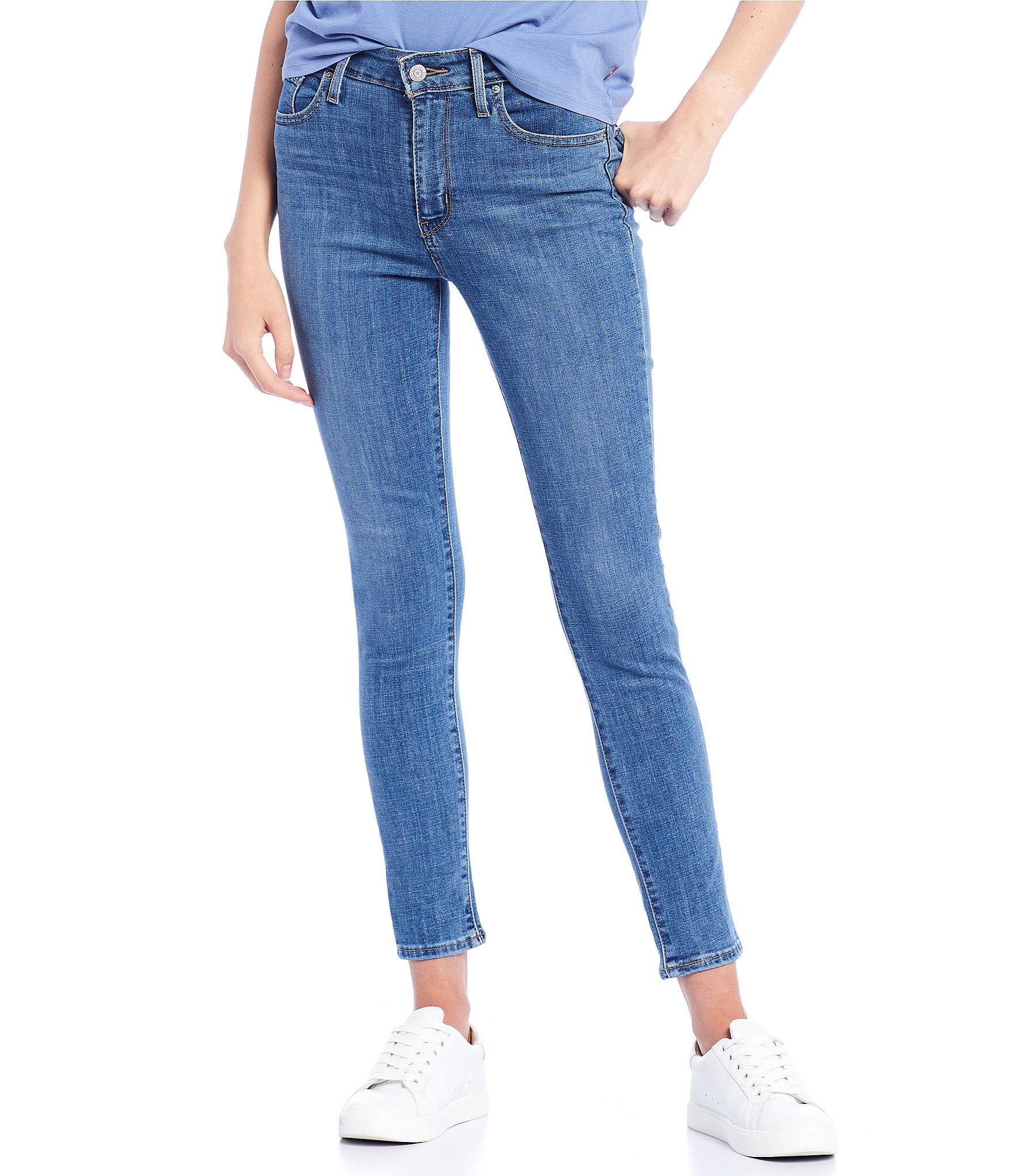levi's high rise 721 skinny jeans