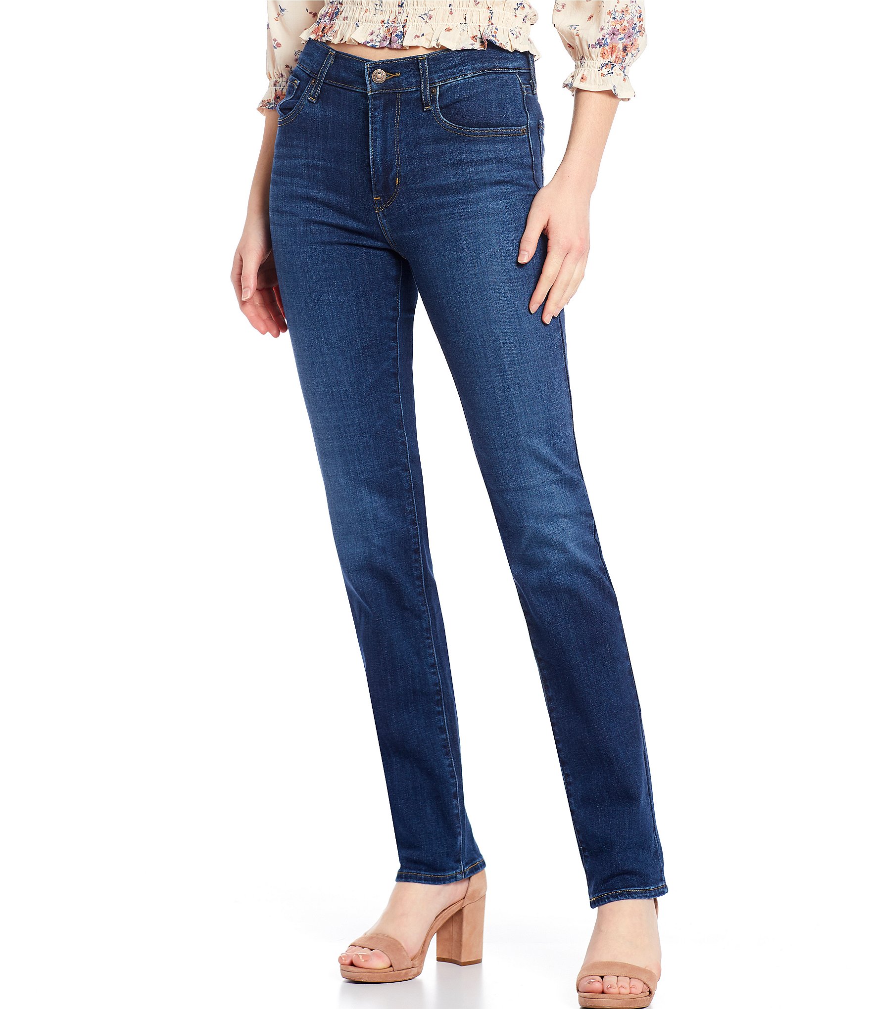 724 high rise straight jeans 